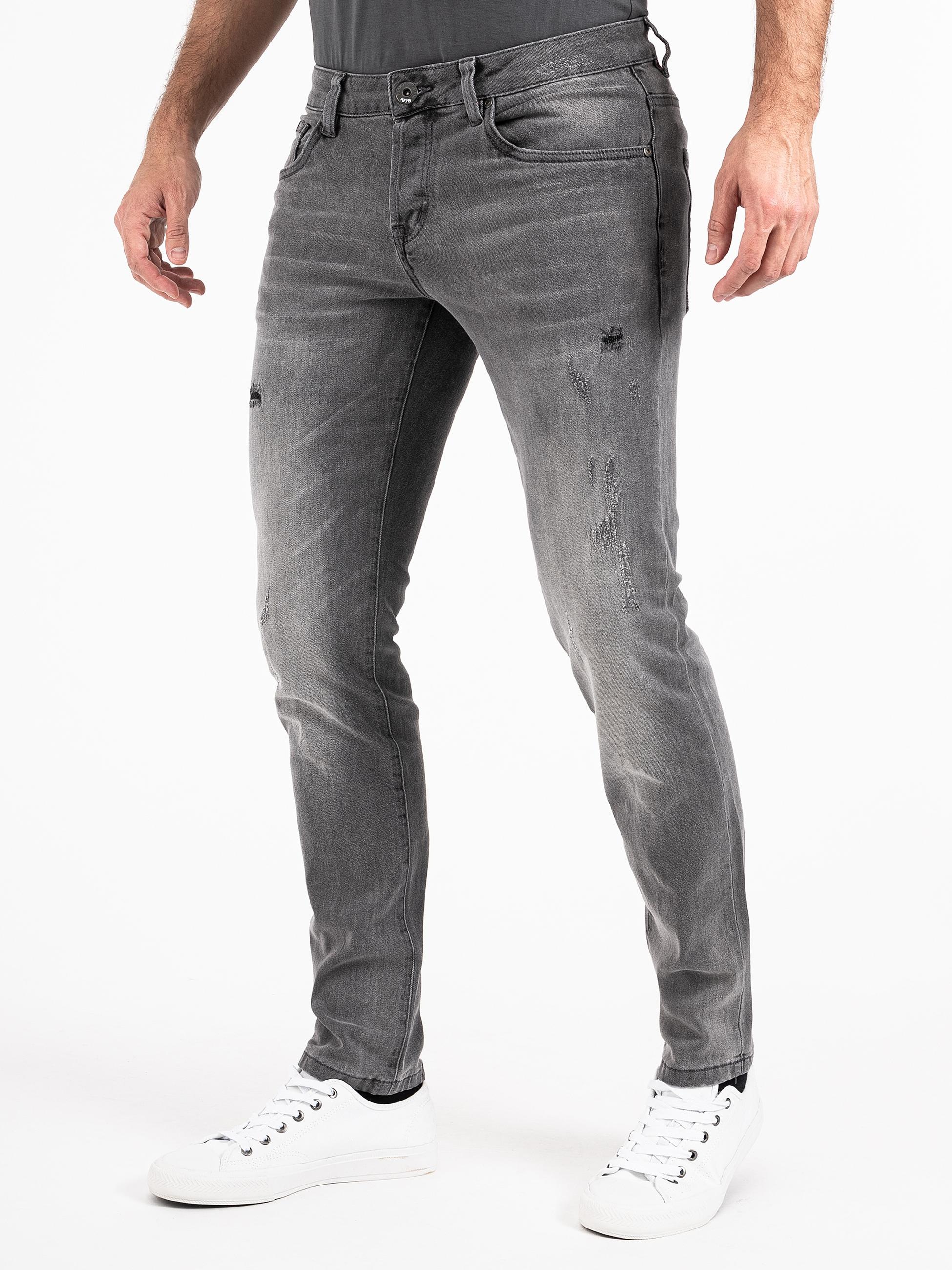 PEAK TIME Slim-fit-Jeans München Herren Jeans mit Stretch-Bund und Destroye günstig online kaufen