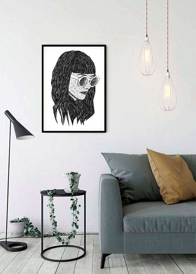 KOMAR Grid Monochrome Poster Multicolore 30x40cm 3