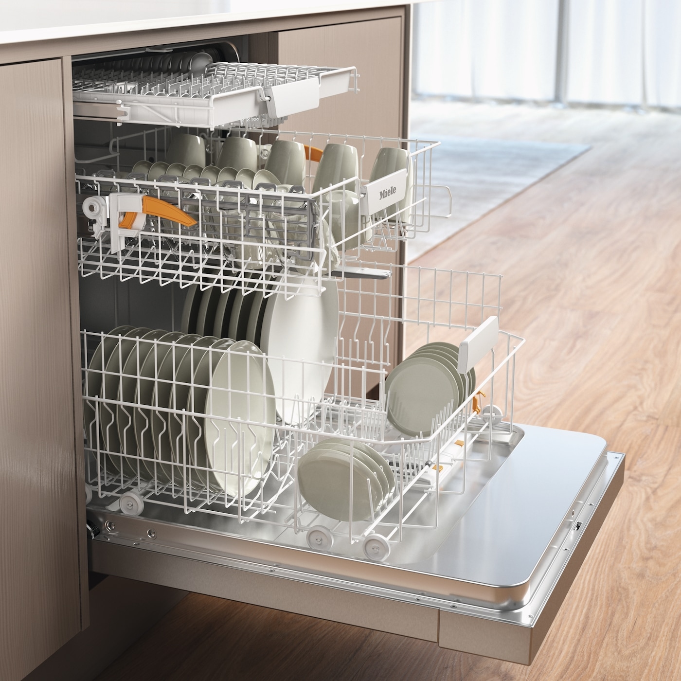 Miele Unterbaugeschirrspüler »G 5611 SCU Active«, 14 Maßgedecke