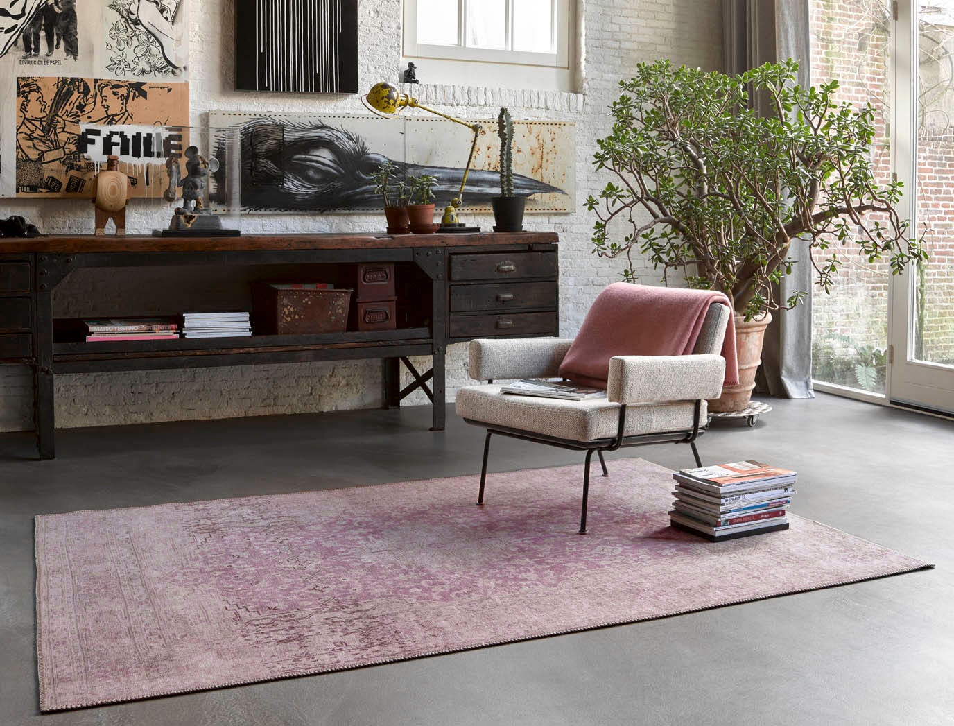 Wecon home Teppich "Past Future" rechteckig 6 mm Höhe Wohnzimmer günstig online kaufen