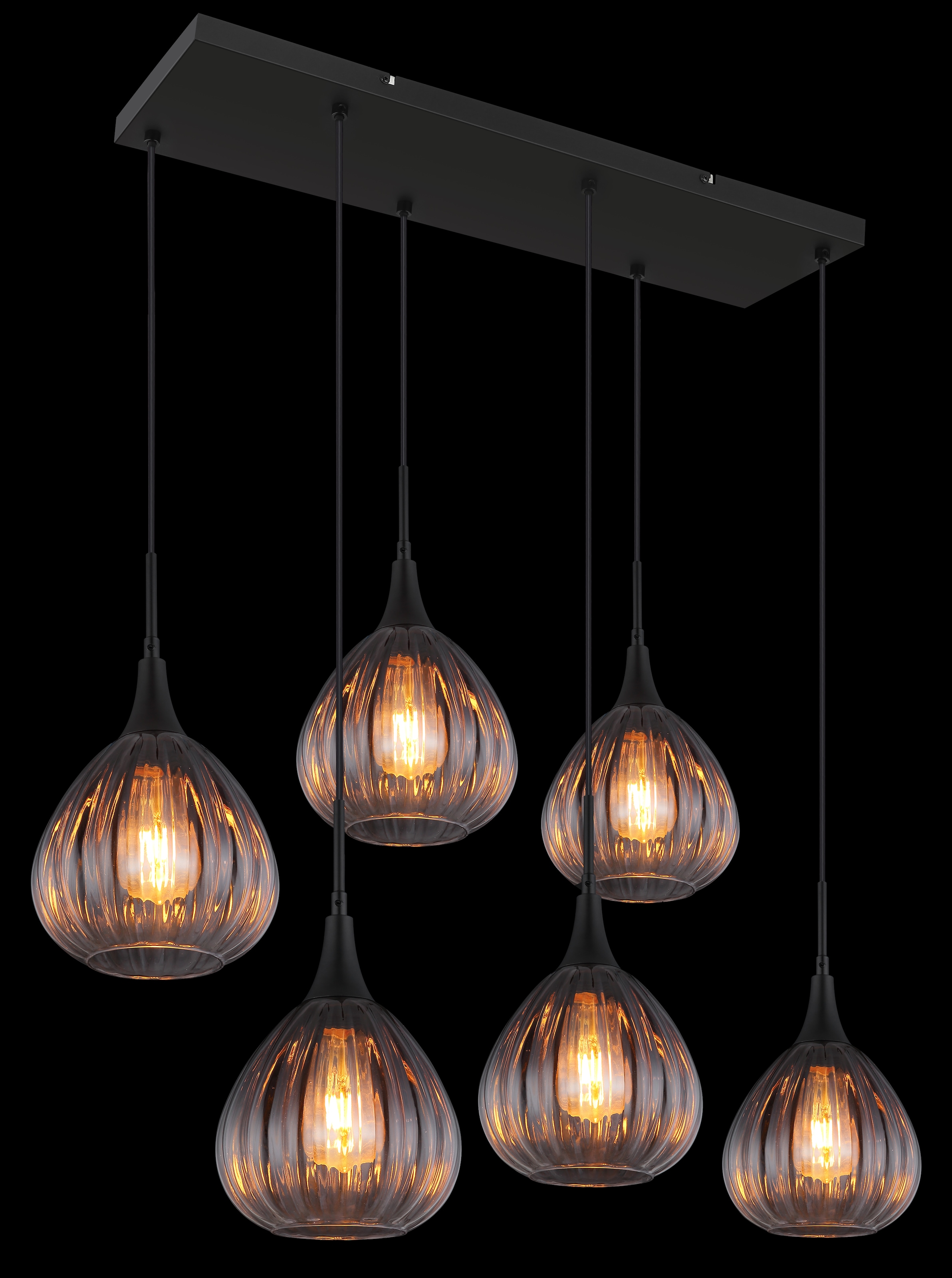 GLOBO LIGHTING Hängeleuchte »OLSEN«, Leuchtmittel E27 | ohne Leuchtmittel, Hängelampe/Pendelleuchte/Esszimmer/Wohnzimmer/Esstisch