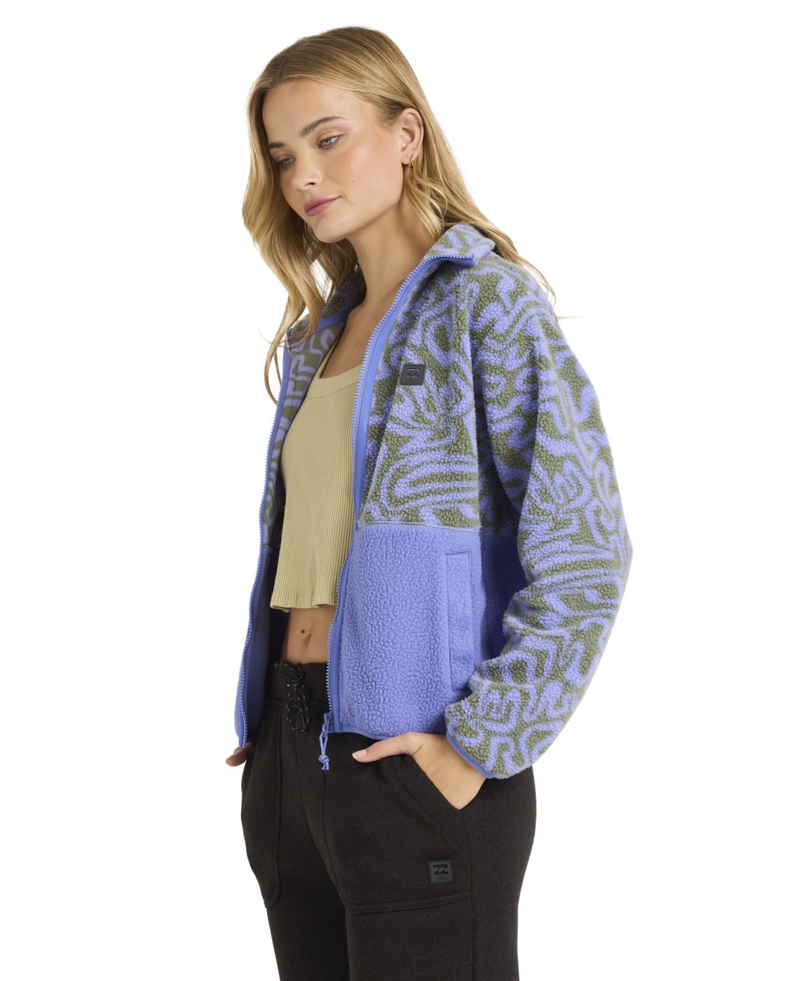 Billabong Fleecepullover »Rock Jetty Mock Neck«
