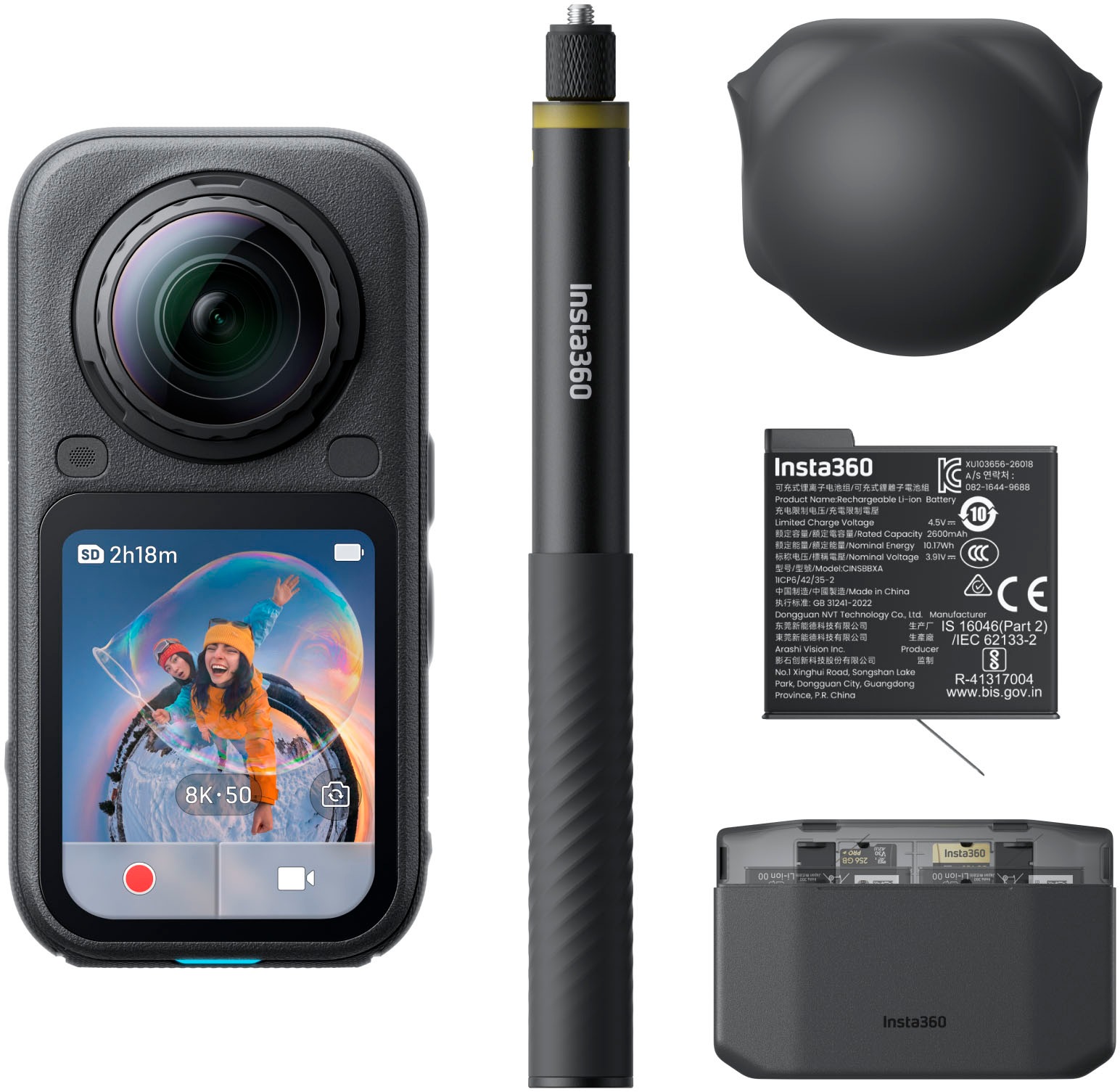Insta360 360°-Kamera »X6 Essentials Bundle« 8K Bluetooth