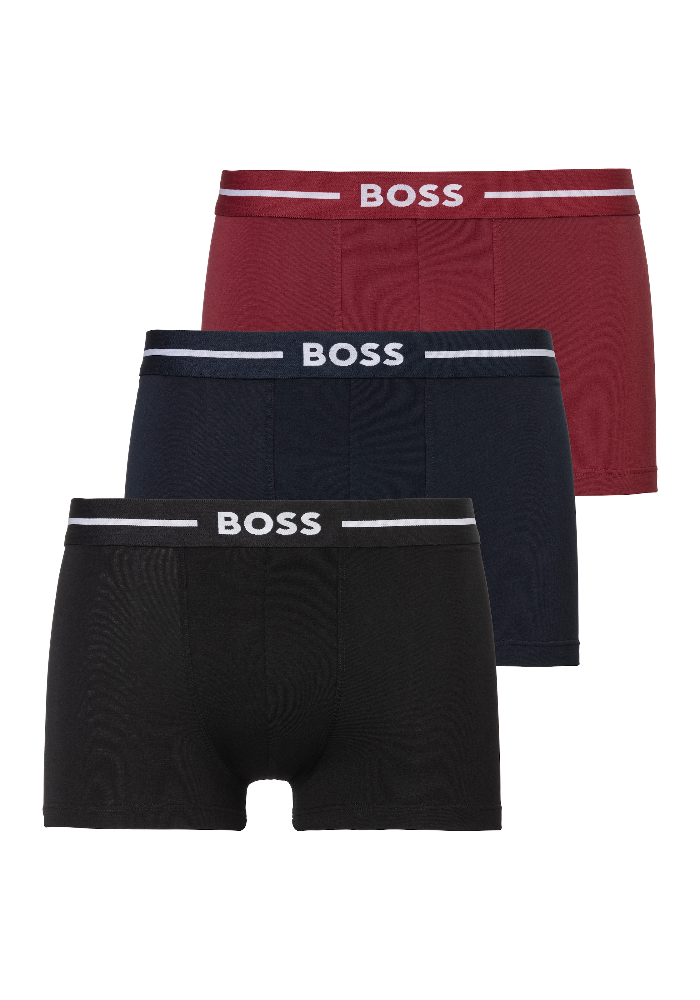 BOSS Trunk "3P Bold", (Packung, 3 St.), mit BOSS Schriftzug auf dem Bund