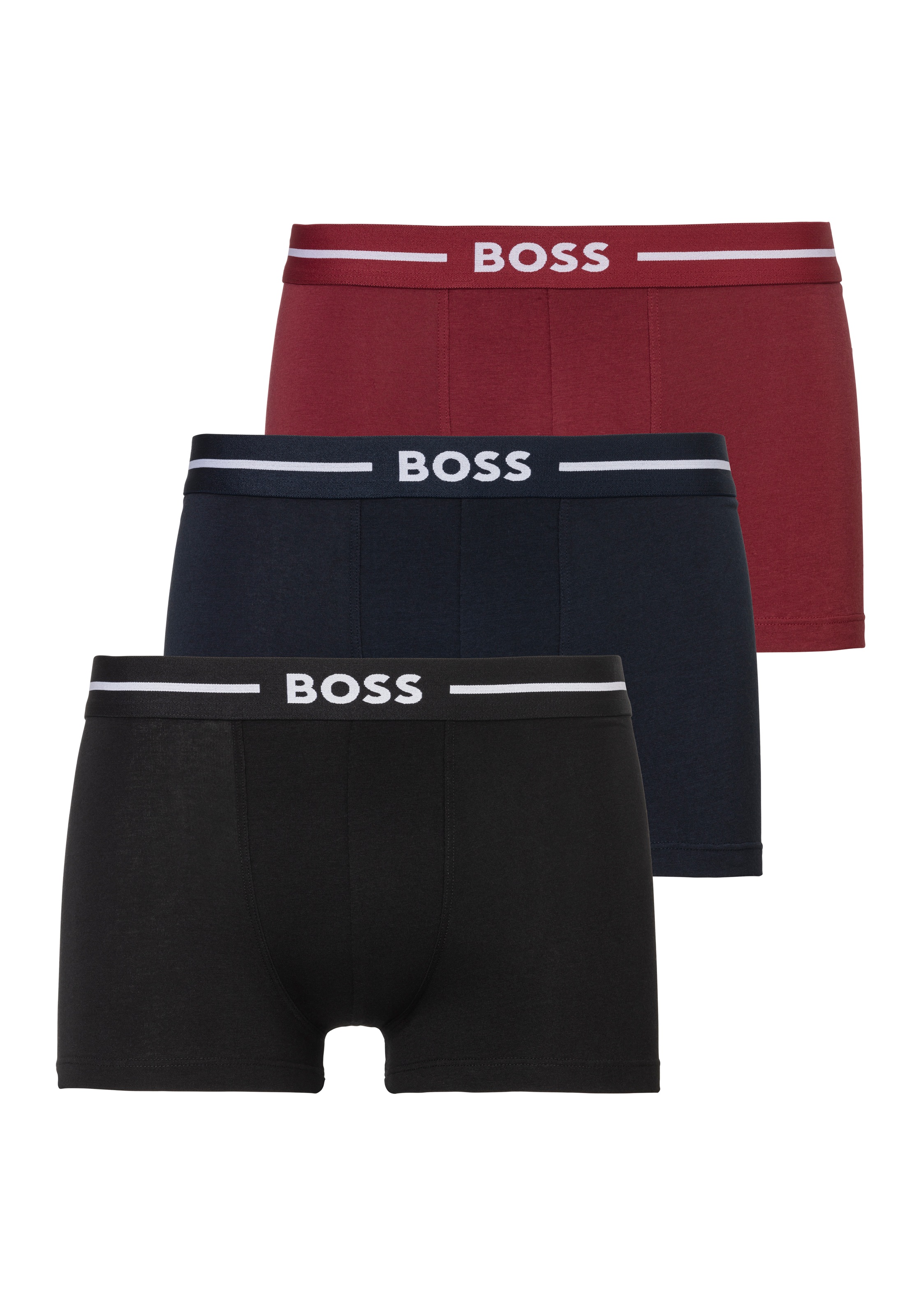 BOSS Trunk, (Packung, 3 St.), mit BOSS Schriftzug auf dem Bund