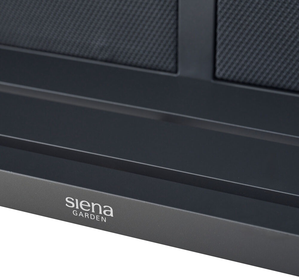 Siena Garden Gartentisch »PALMA Barelement« Aluminiumrahmen, Ranotex® Bezug dunkelgrau