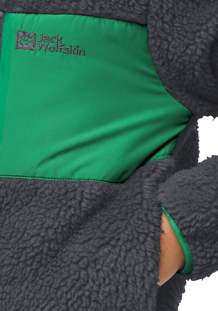 Jack Wolfskin Fleecejacke »ICE CURL JACKET K«, Wärmend, winddicht, Übergangsjacke
