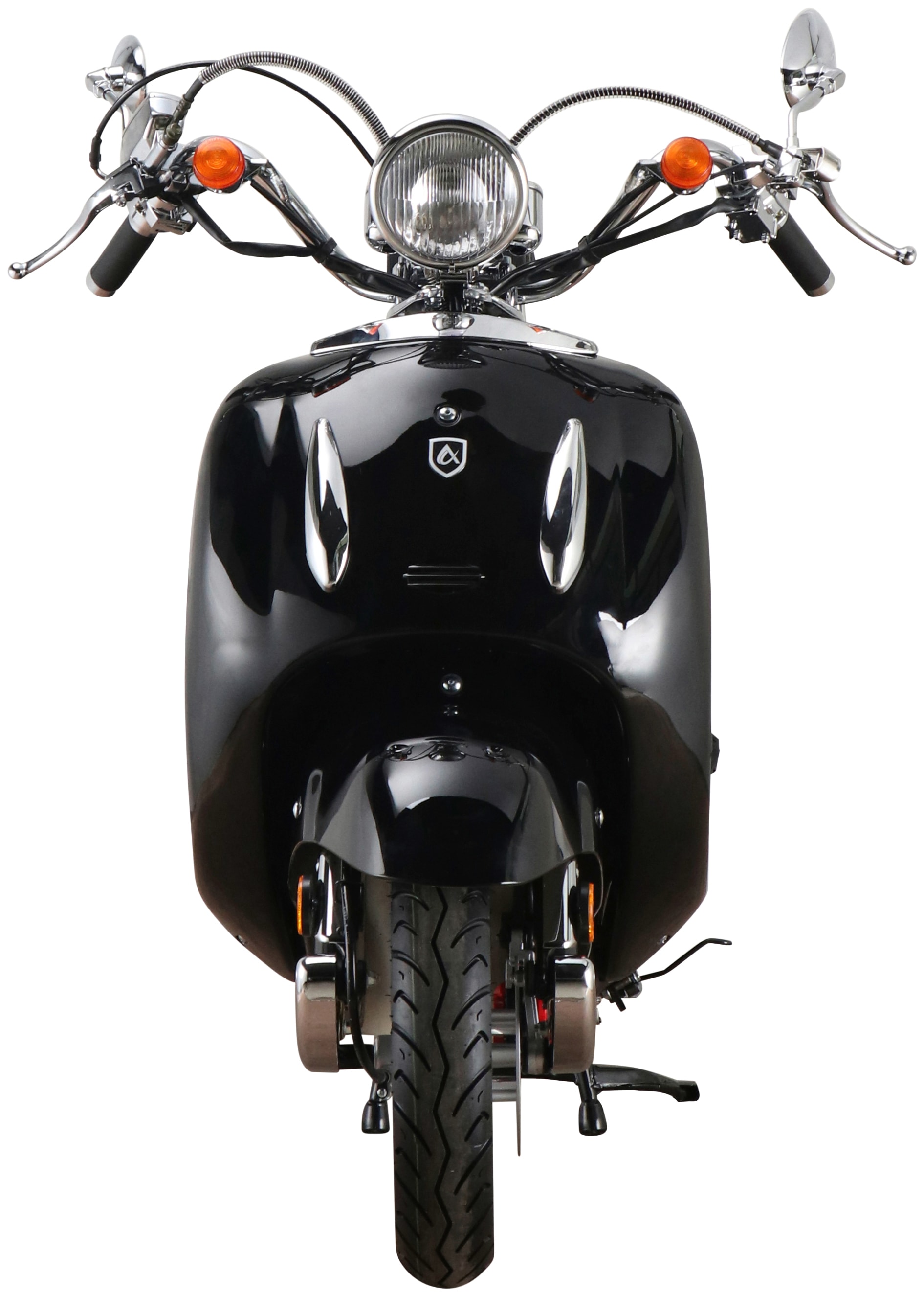 Alpha Motors Motorroller 5, Firenze«, Rechnung cm³, | 85 auf schwarz BAUR PS, »Retro Euro 125 8,56 km/h