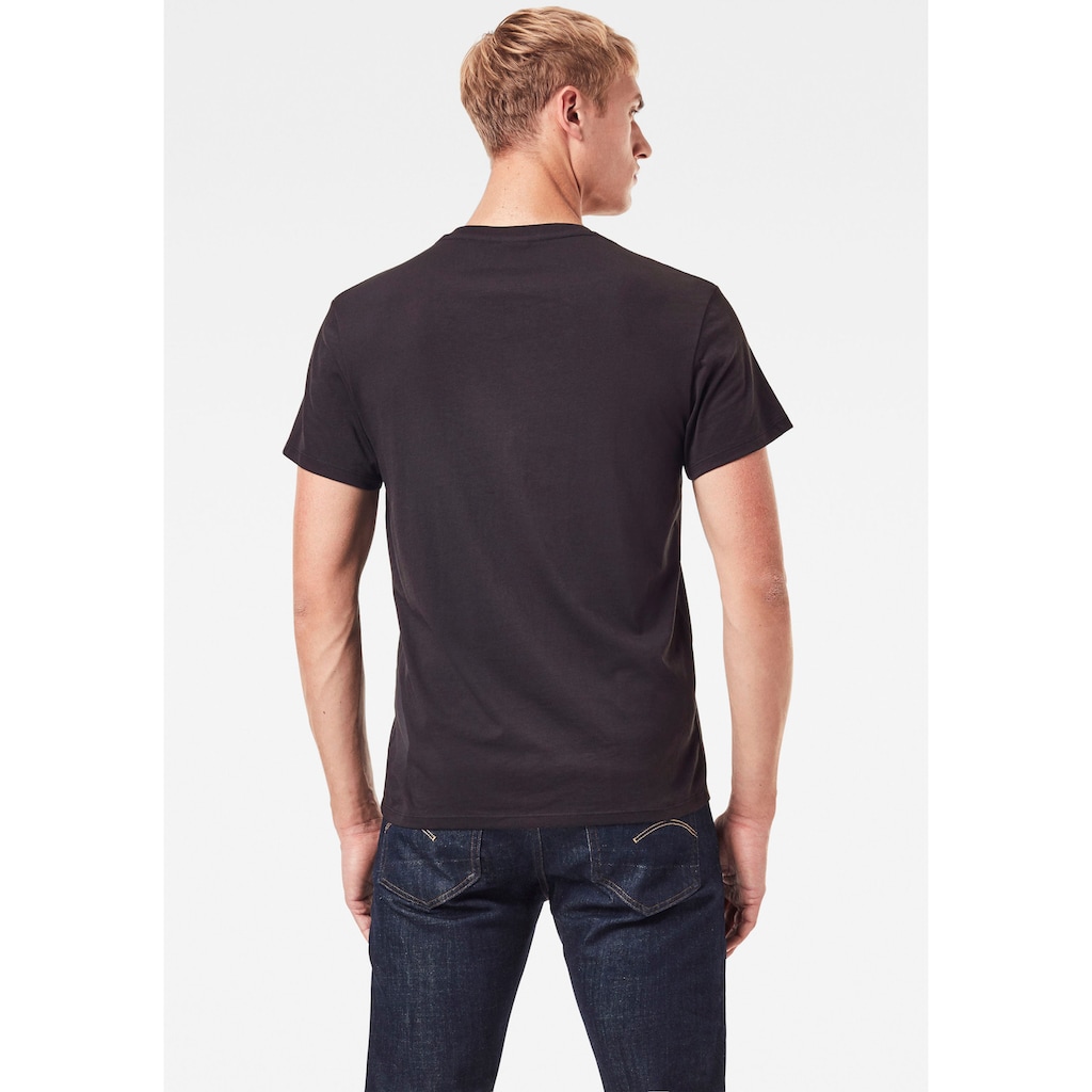 G-Star RAW V-Shirt »Base htr v t s/s 2-pack«, (Packung, 2 tlg., 2er-Pack)