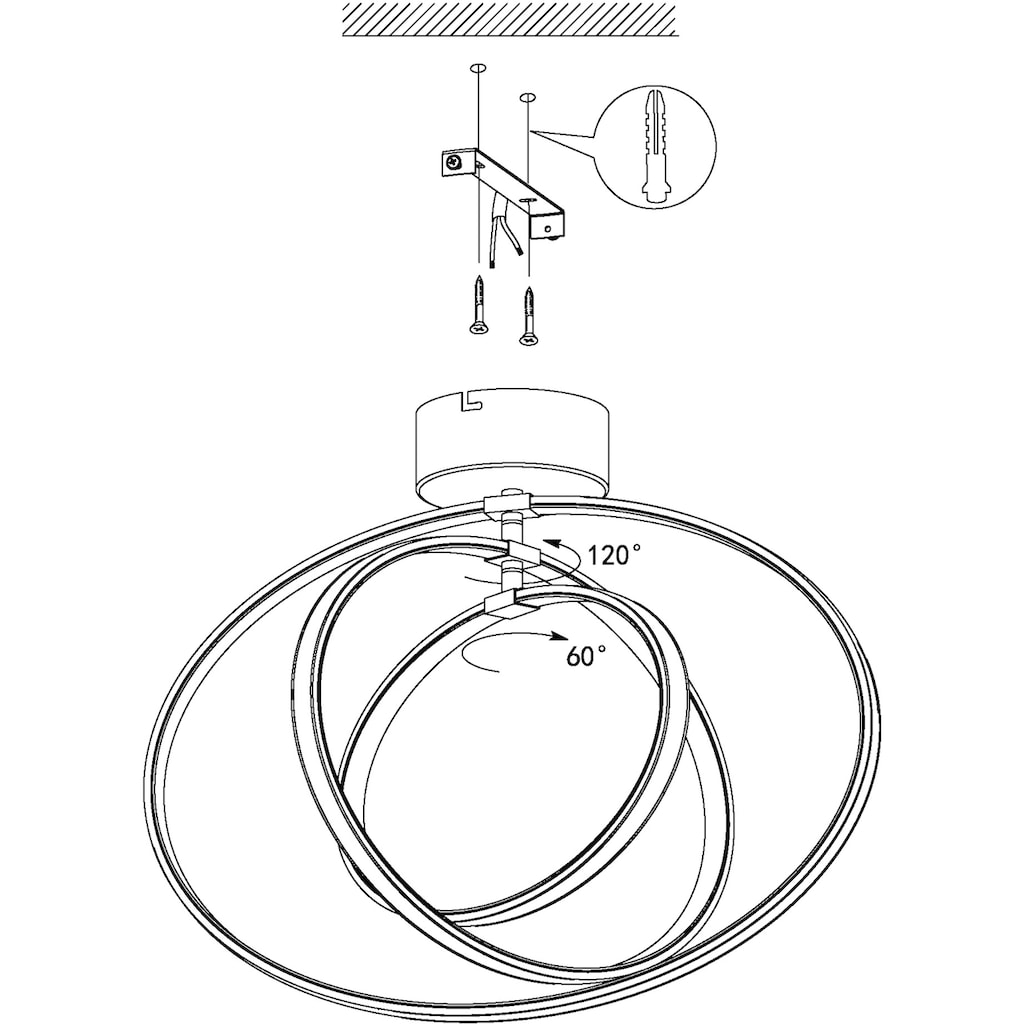 EGLO Deckenleuchte »SELVINA«, 3 flammig-flammig, Deckenlampe