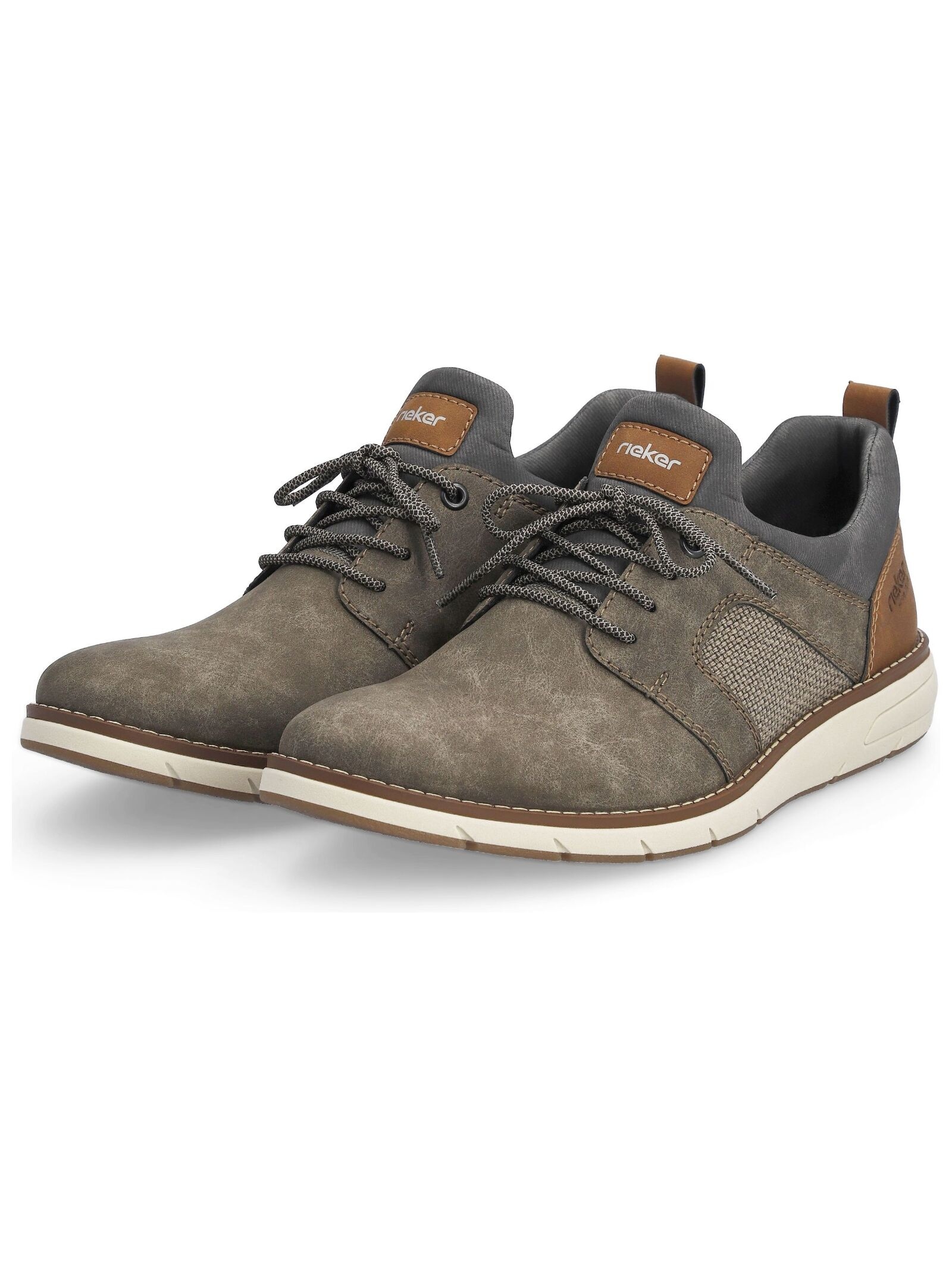 Rieker Schnürschuh »Rieker Halbschuhe Lederimitat/Textil«