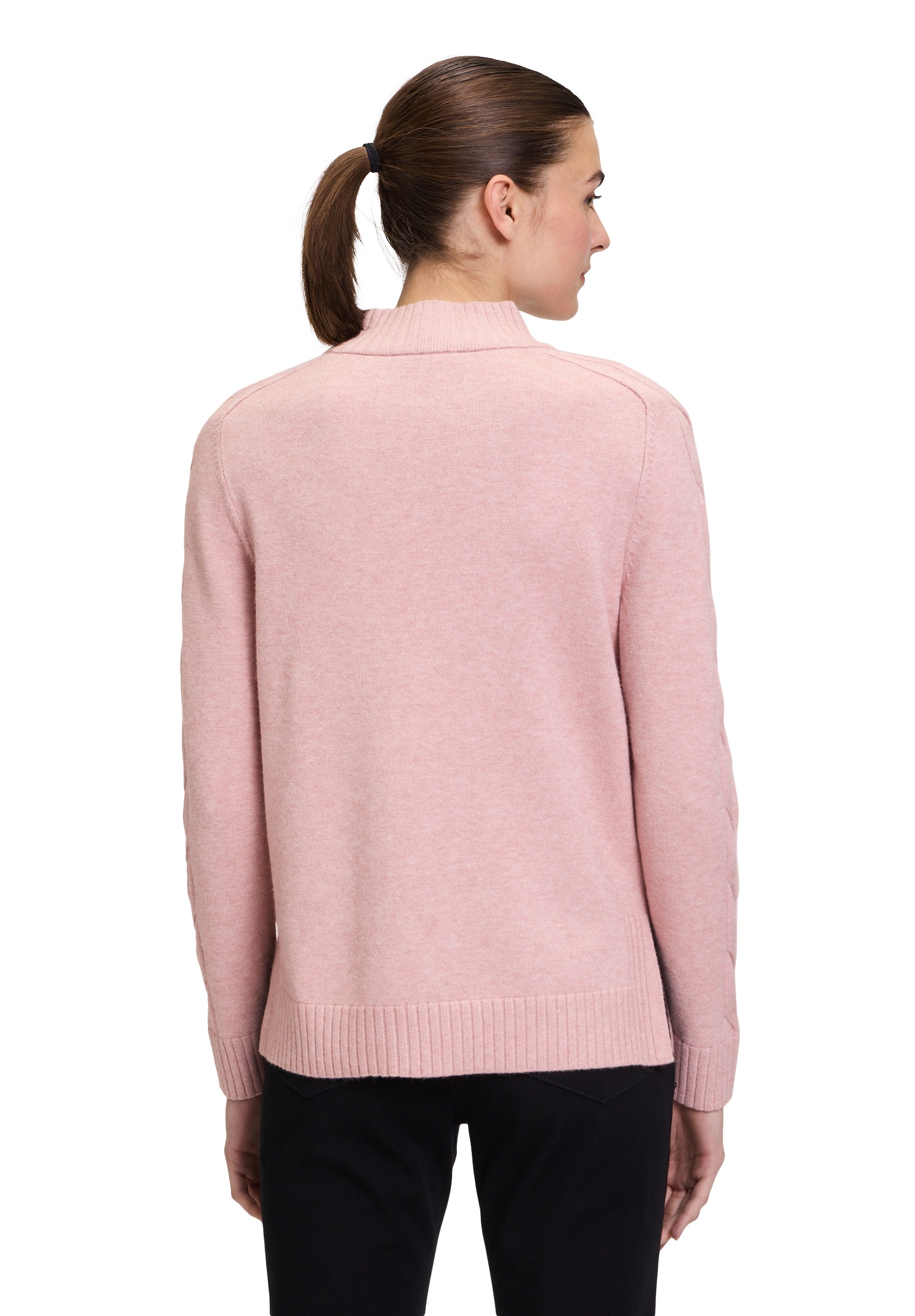 Betty Barclay Strickpullover »Betty Barclay Strickpullover mit Stehkragen«, (1 tlg.), Material