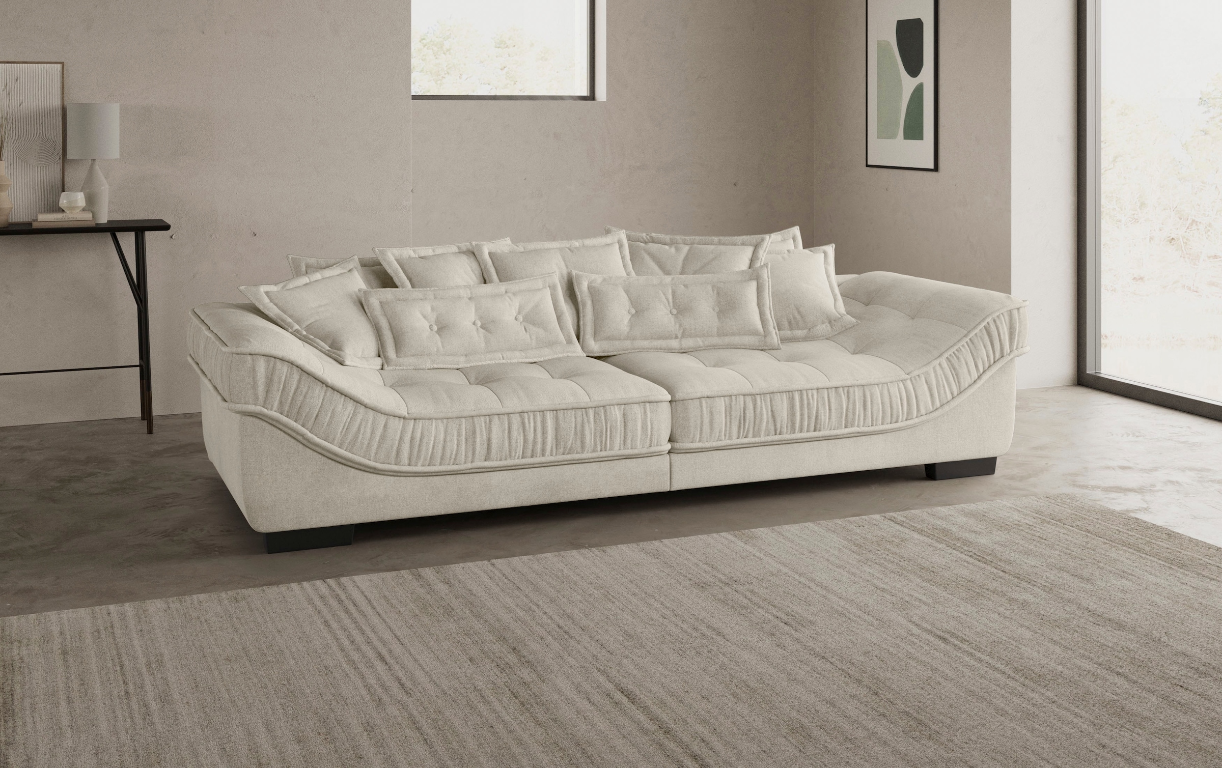 Mr. Couch Big-Sofa »Diwan II DuraFlex«, DuraFlex-Kaltschaumpolsterung, bis 140 kg, 4 Bezugsqualitäten