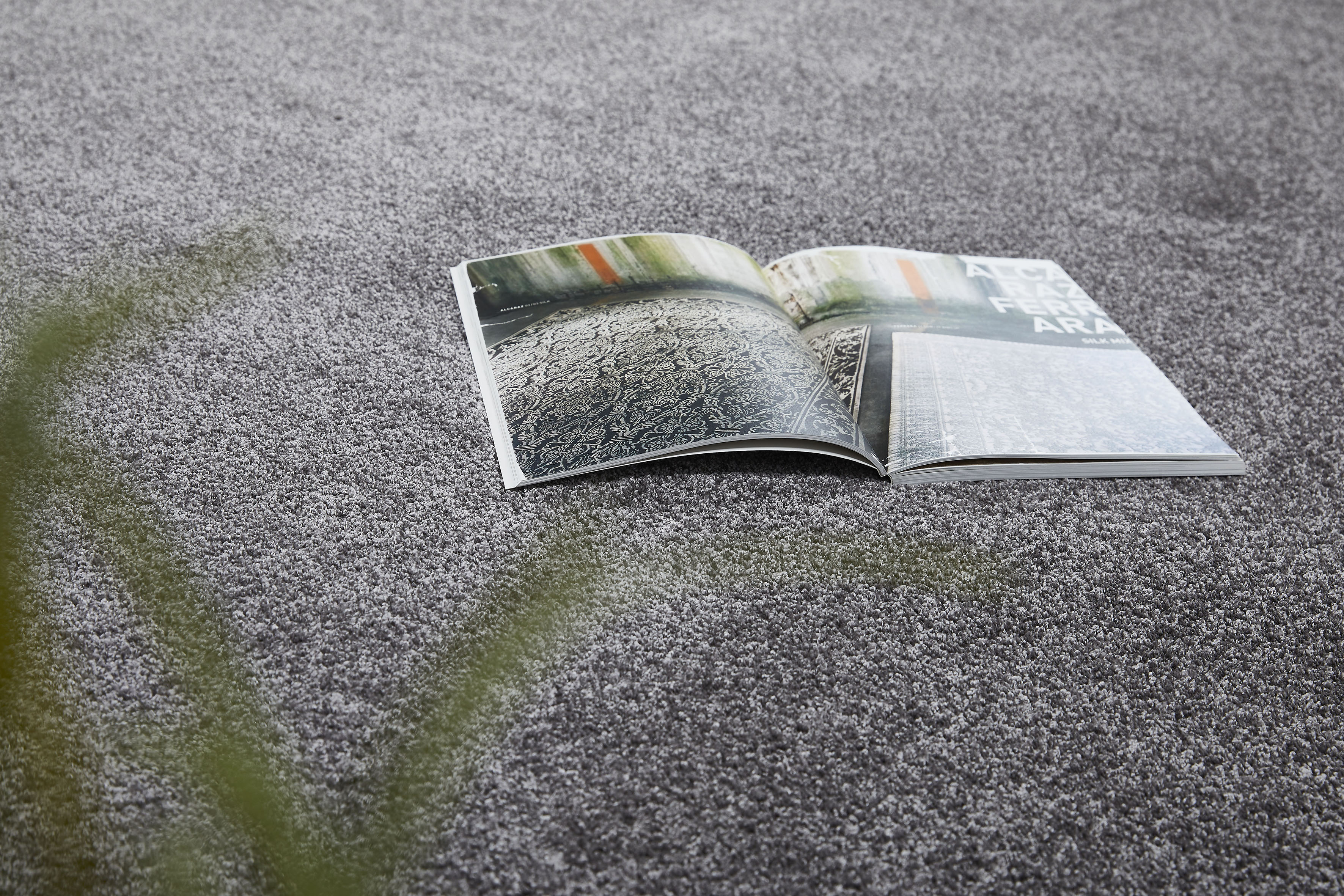 Andiamo Teppichboden "Portland, Velours, Gesamthöhe 11 mm, Made in Netherlands" rechteckig Uni Farben, Breite 400 cm, Wohnzimmer, strapazierfähig, pflegeleicht