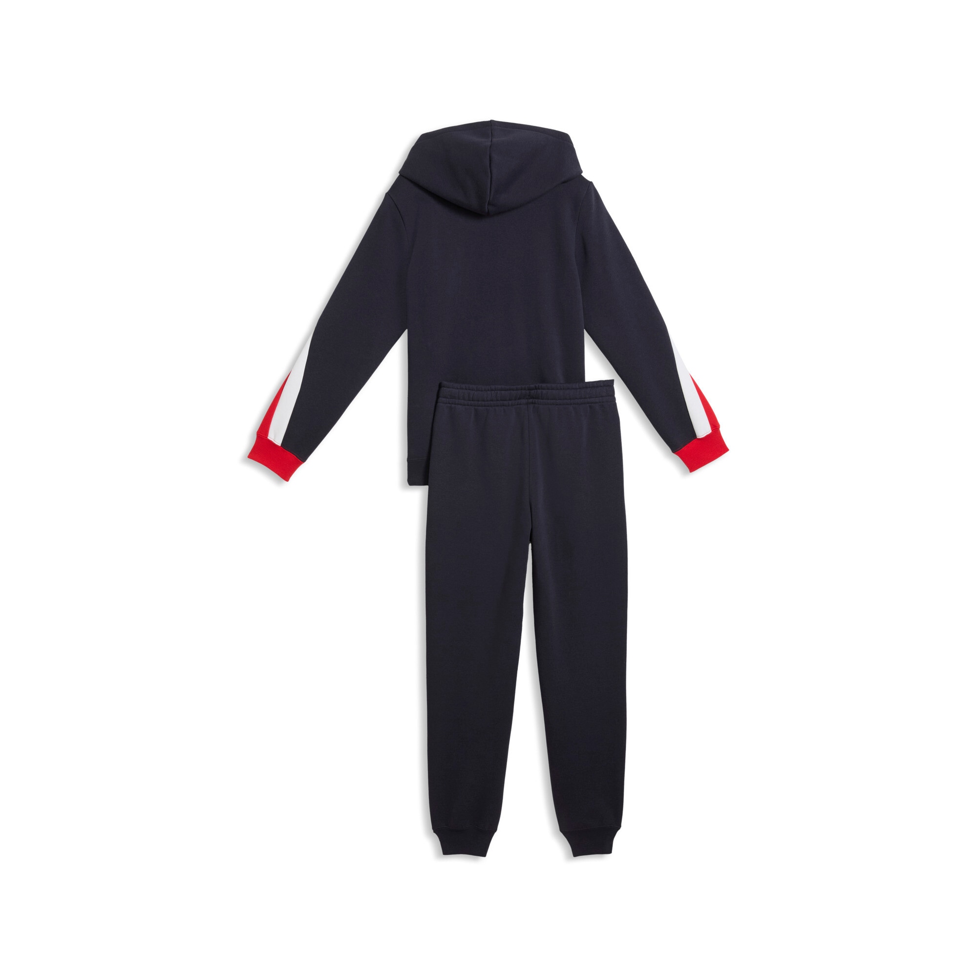 PUMA Trainingsanzug »ESS BLOCK FULL-ZIP SWEAT SUIT B« 2 2-teiliges Set, mit Reißverschluss am Oberteil, Regular Fit