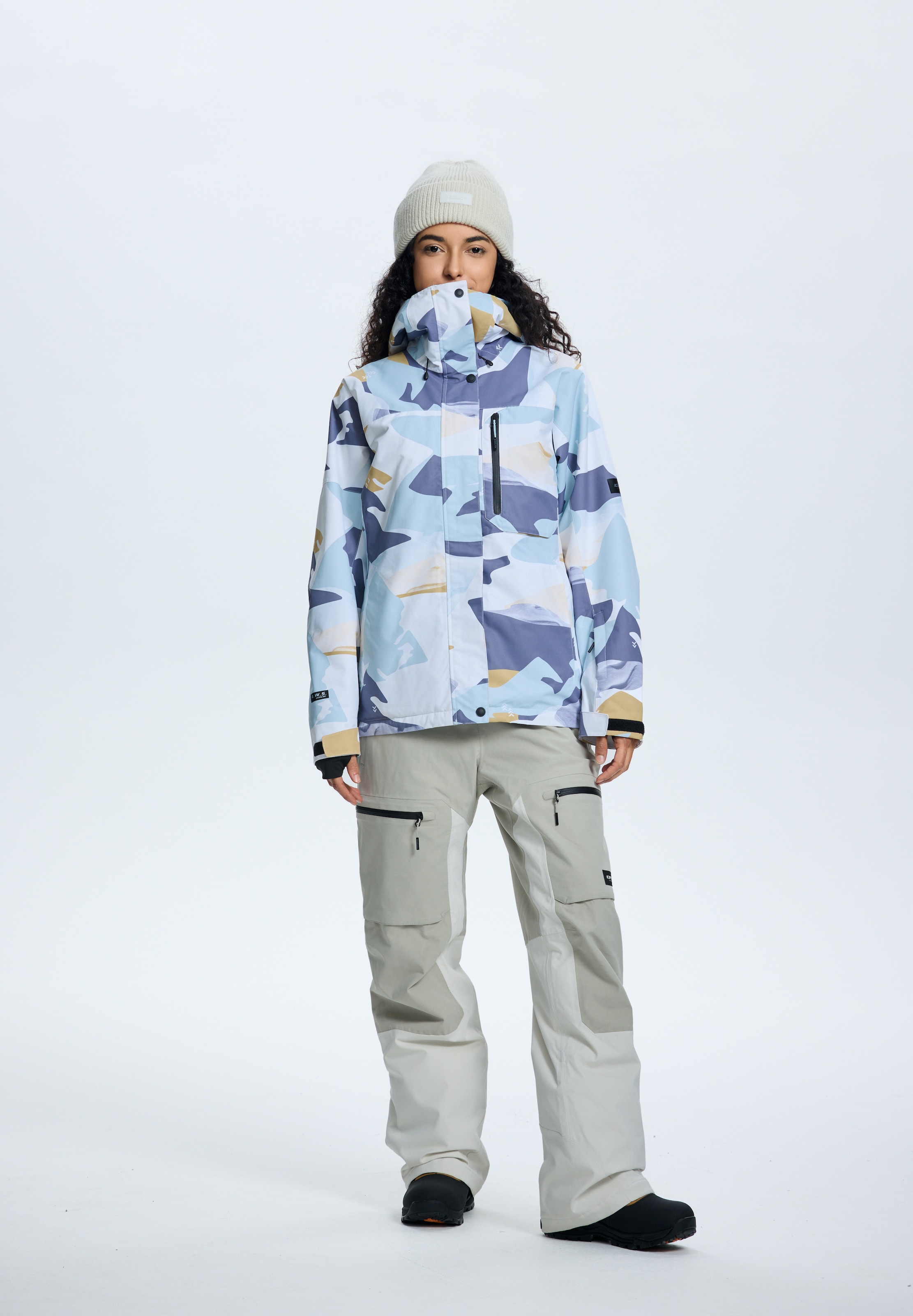 Icepeak Skijacke "ICEPEAK CREOLA" für Alpinski, Snowboard und Skilanglauf, atmungsaktiv, windabweisend