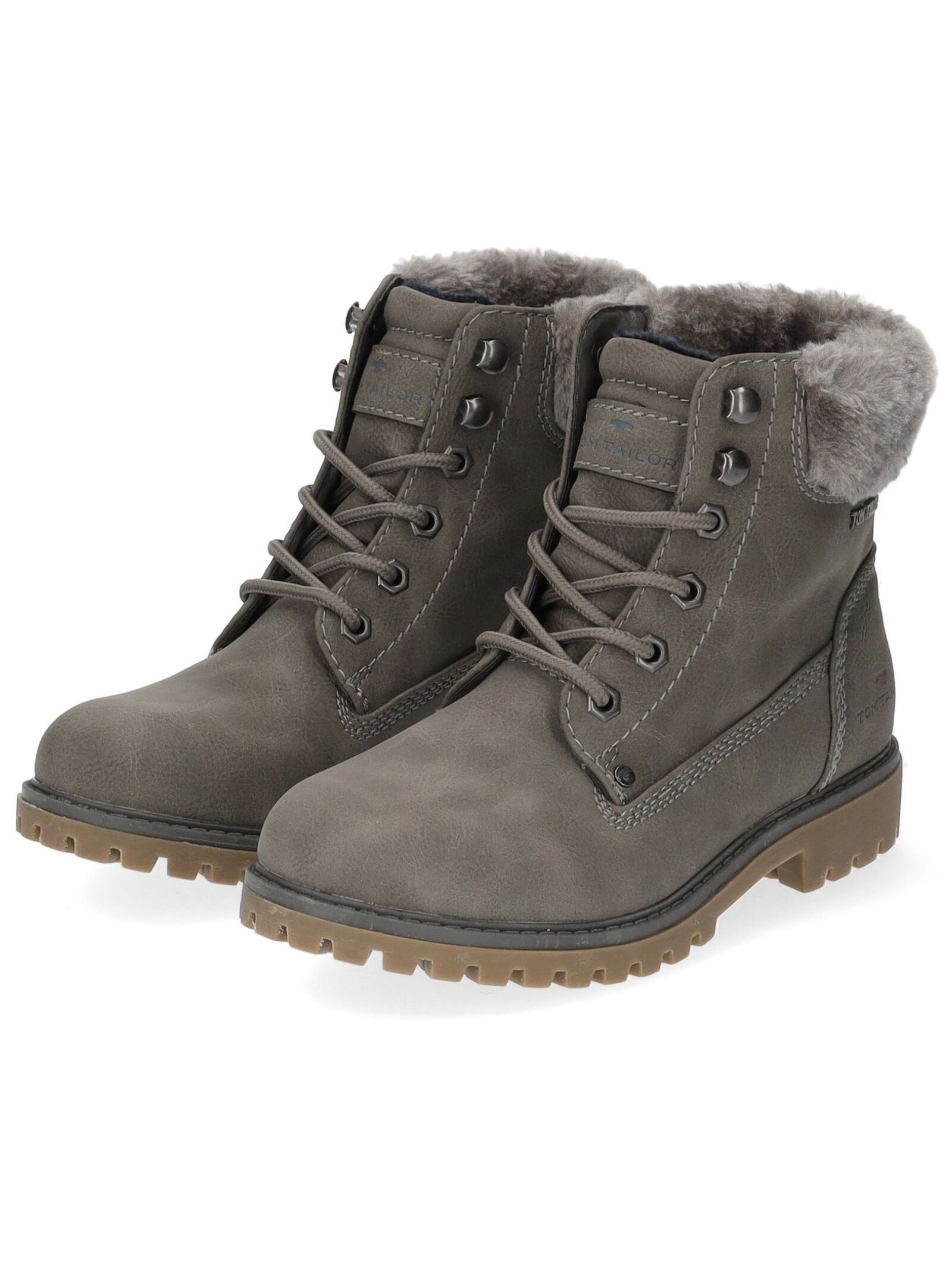 TOM TAILOR Schnürstiefelette »Tom Tailor Stiefelette Lederimitat/Textil«