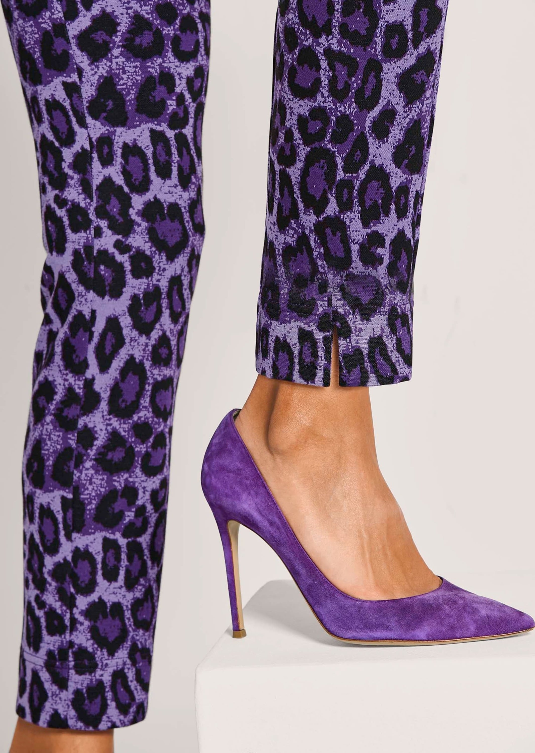 MADELEINE Leggings »Leggings Gerade Jersey-Leggings mit Animal-Print«