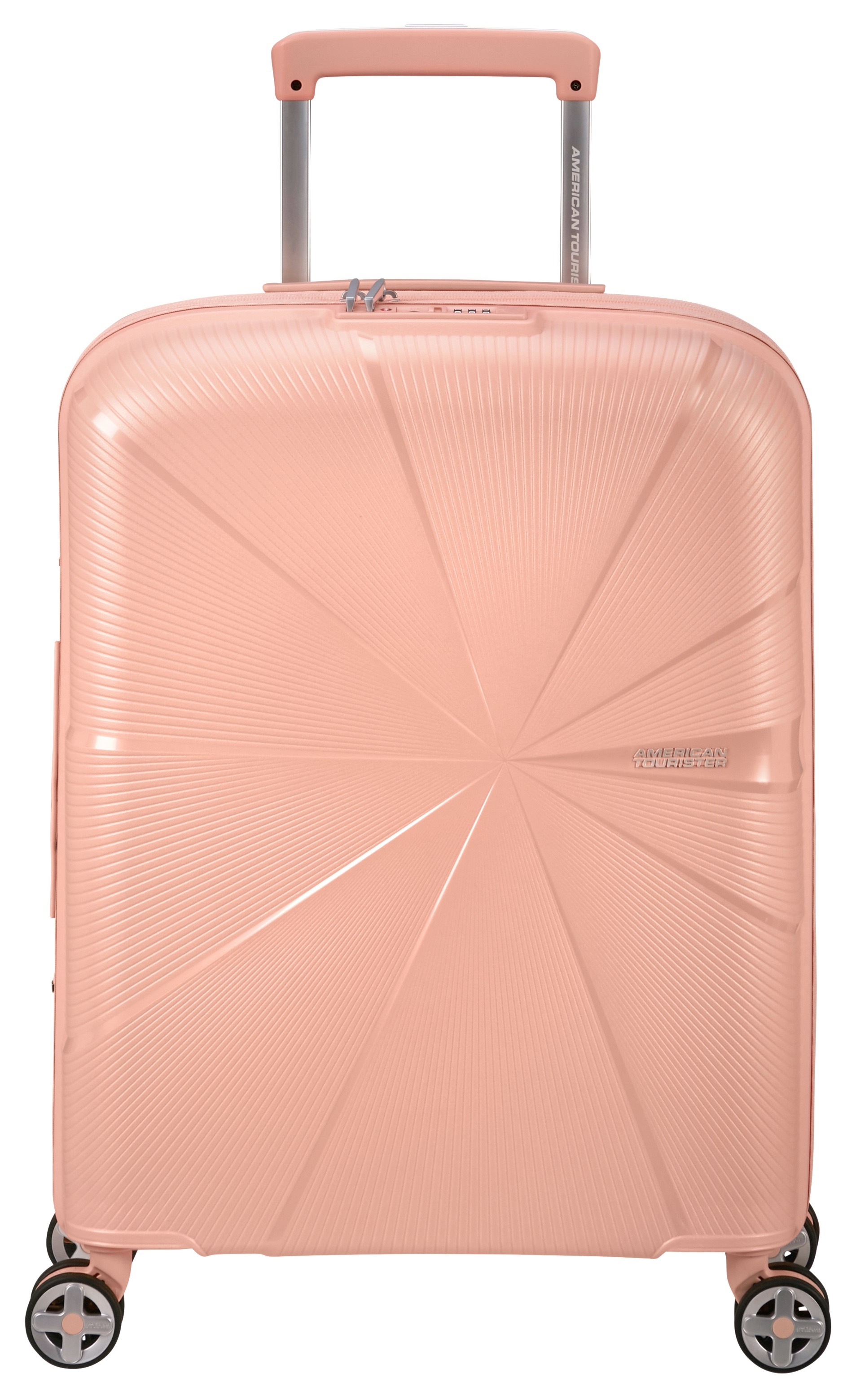 American Tourister "STARVIBE, in verschiedenen Farben und Größen" 37 l 4 Rollen Handgepäck-Koffer Reisegepäck Koffer TSA-Zahlenschloss