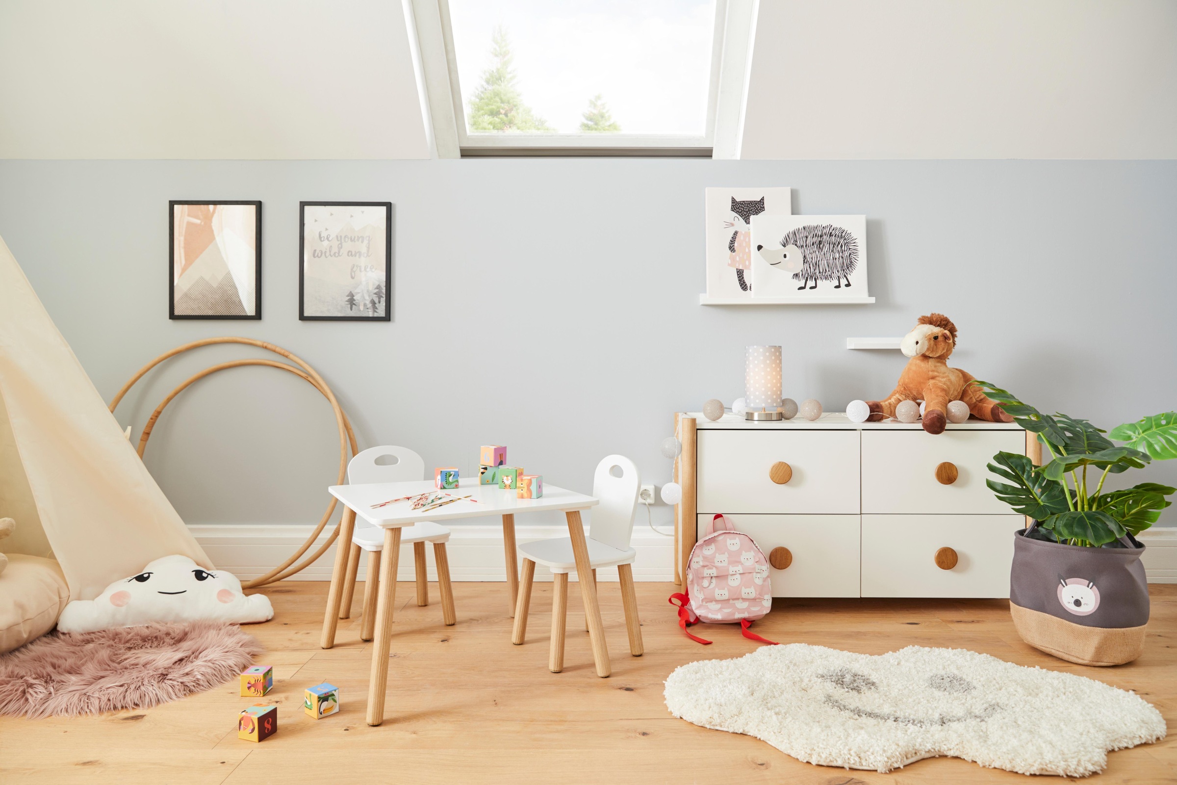 Zeller Present Aufbewahrungskorb »Hase«, (Set, 2 St.), Niedliches Hasen Tiermotiv