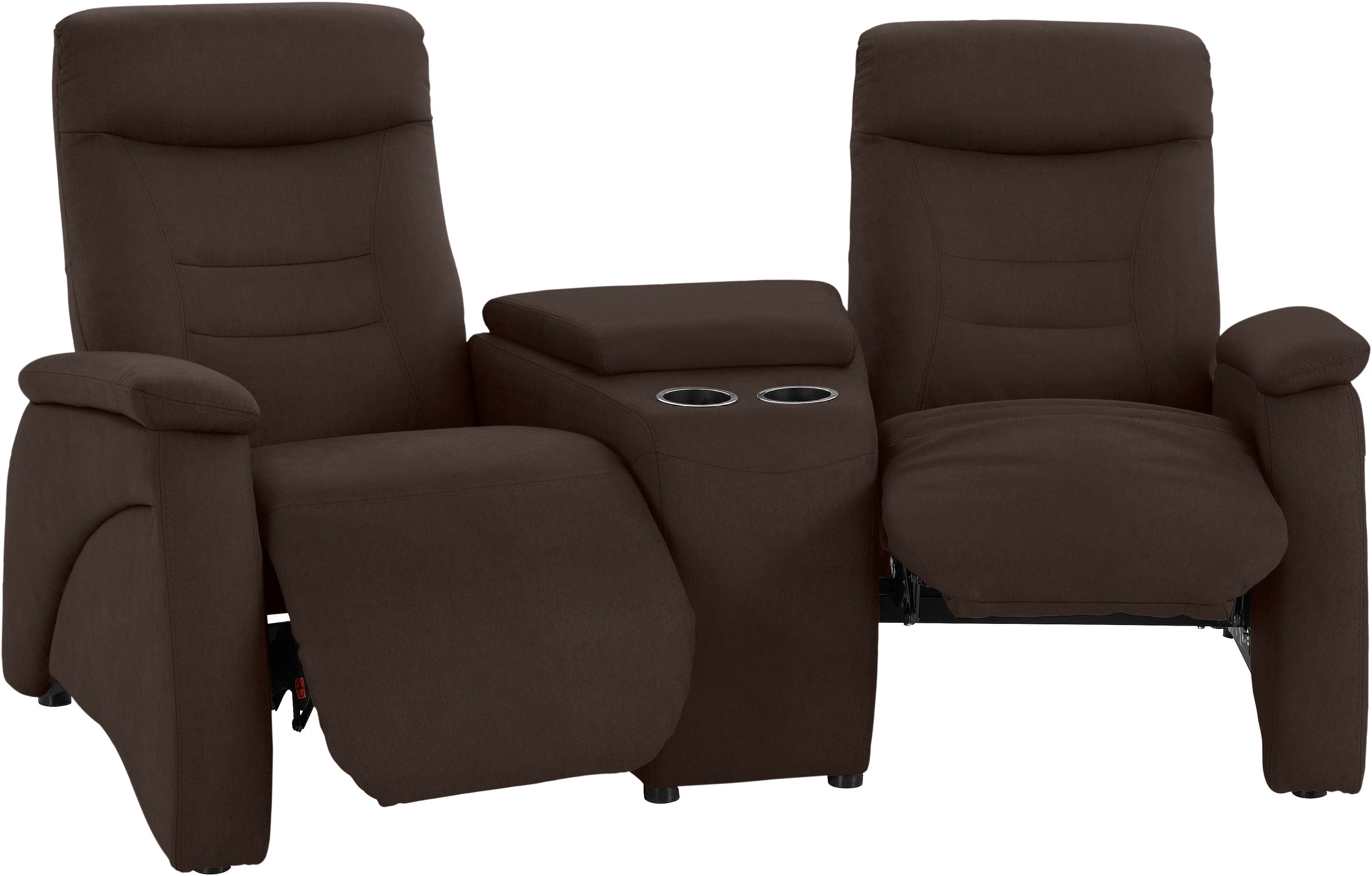 exxpo - sofa fashion 2,5-Sitzer »Ascoli, Kinosofa mit hohem Sitzkomfort, bequeme Armlehnen«, inkl. Relaxfunktion, mit Ablage und Staufach, hohe Rückenlehne