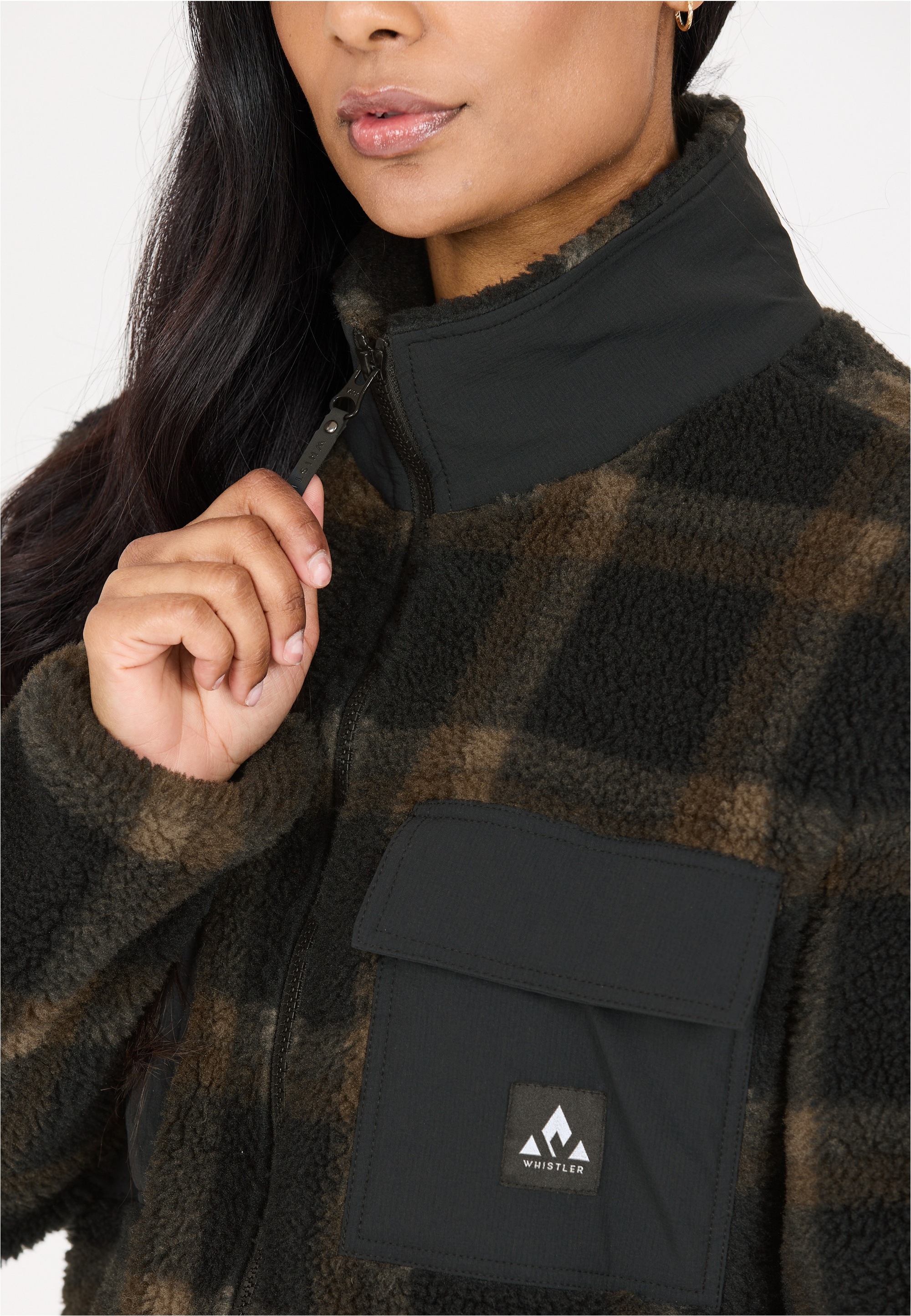 WHISTLER Fleecejacke »Carrillo« mit kuscheligem Teddy-Fleece