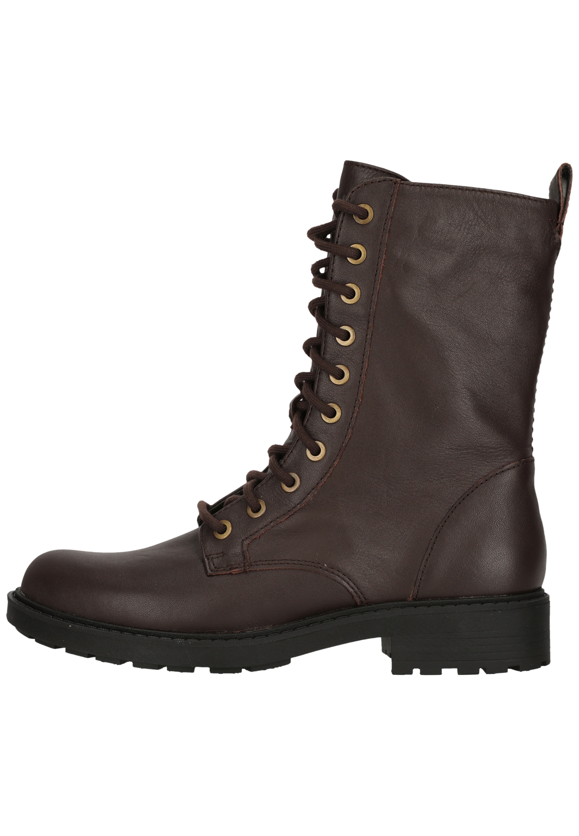 Clarks Stiefel »Orinoco2 Style Dark Brown Lea«  mit klassischer Schnürung