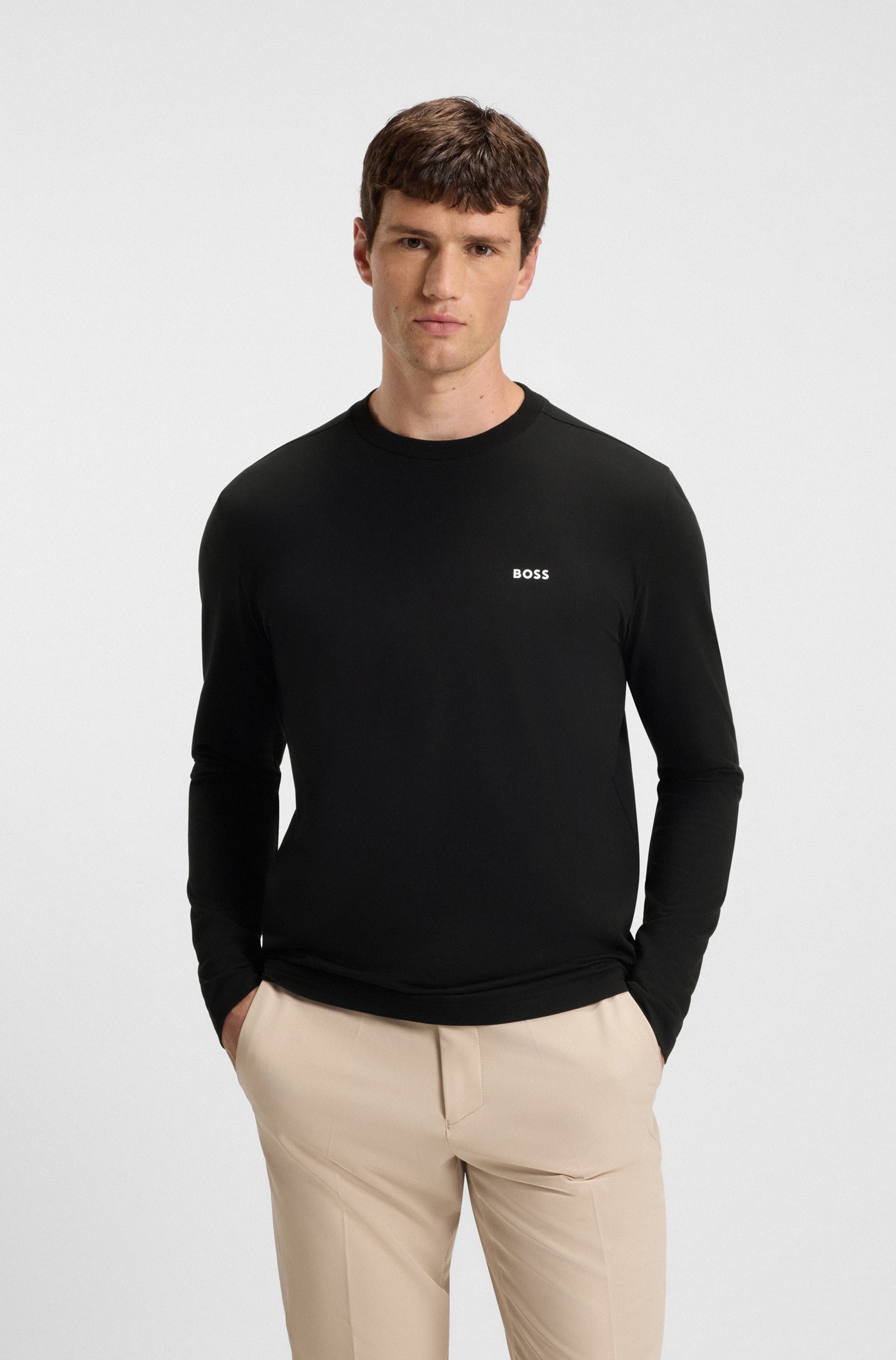 BOSS GREEN Langarmshirt "Tee Long", mit Rundhalsausschnitt günstig online kaufen
