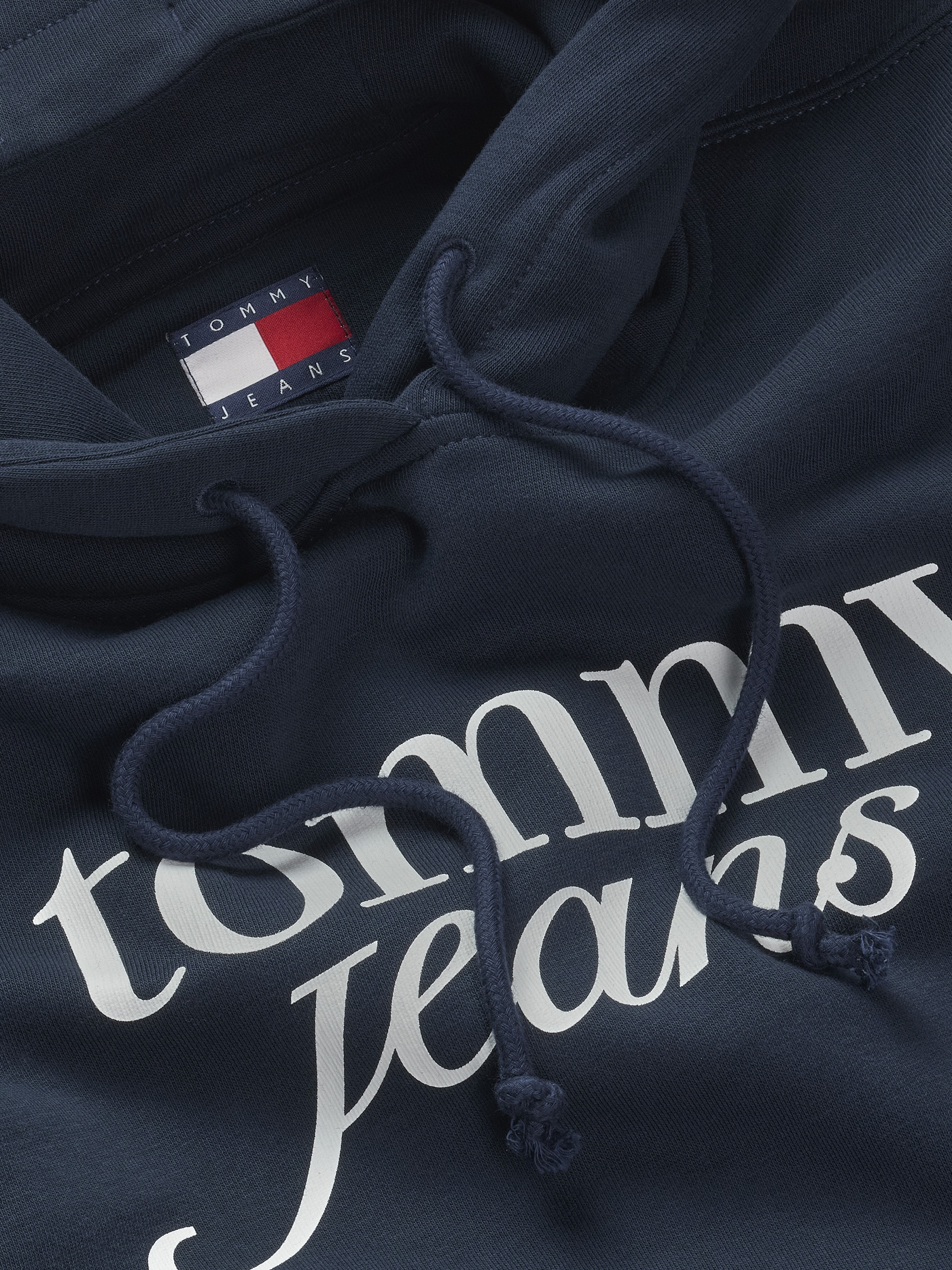 Tommy Jeans Curve Kapuzensweatshirt »TJW REG ESS LOGO HOODIE EXT«, in Großen Größen, Kapuze, Logo-Flag