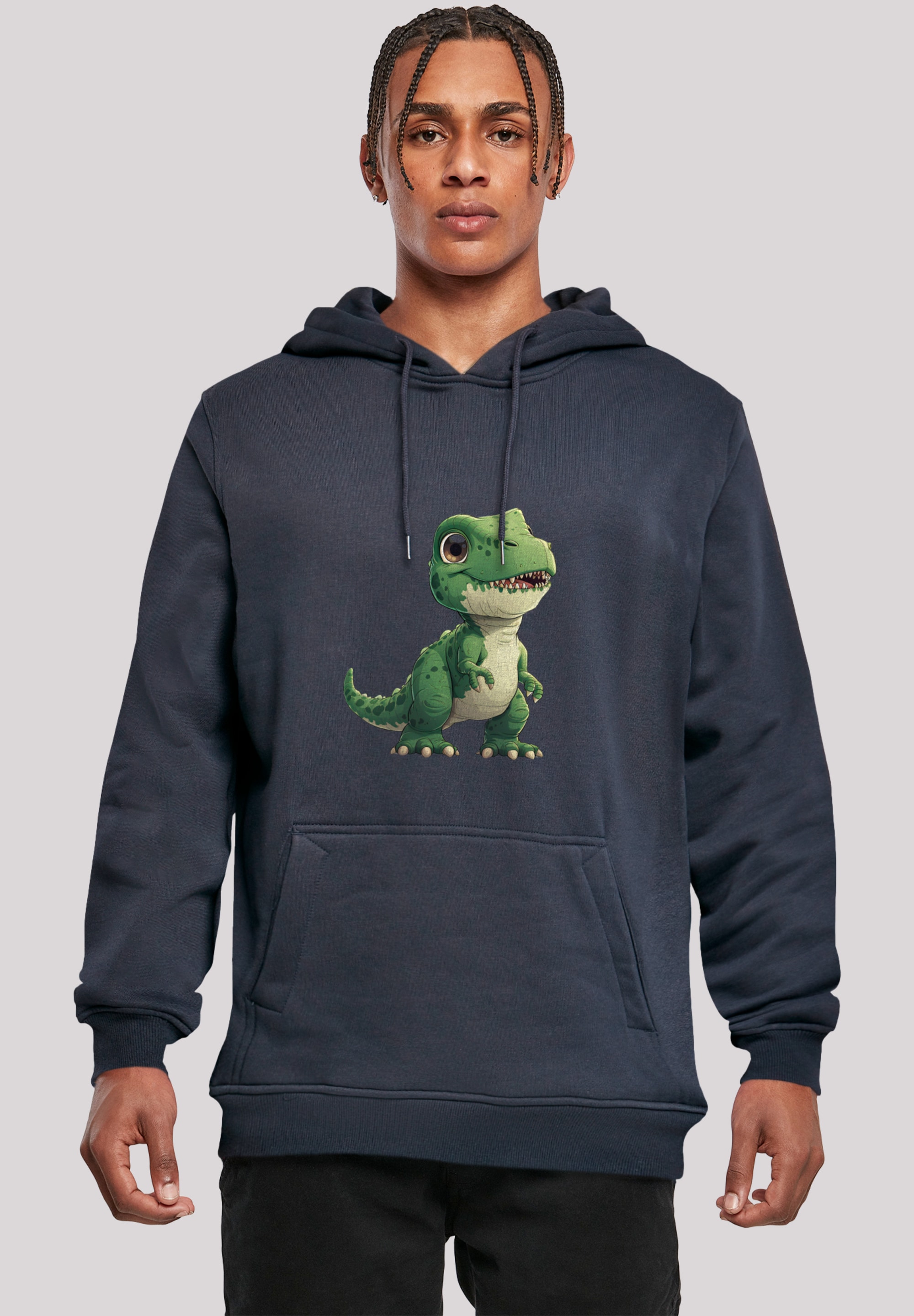 F4NT4STIC Kapuzenpullover "Süßer grüner Dino", Premium Qualität günstig online kaufen