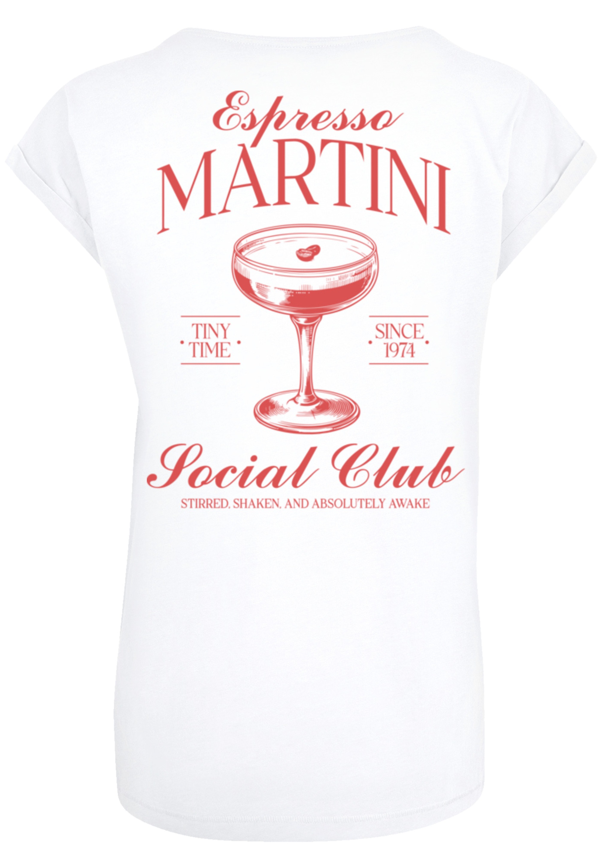 F4NT4STIC T-Shirt »Espresso Martini Social Club«, Premium Qualität