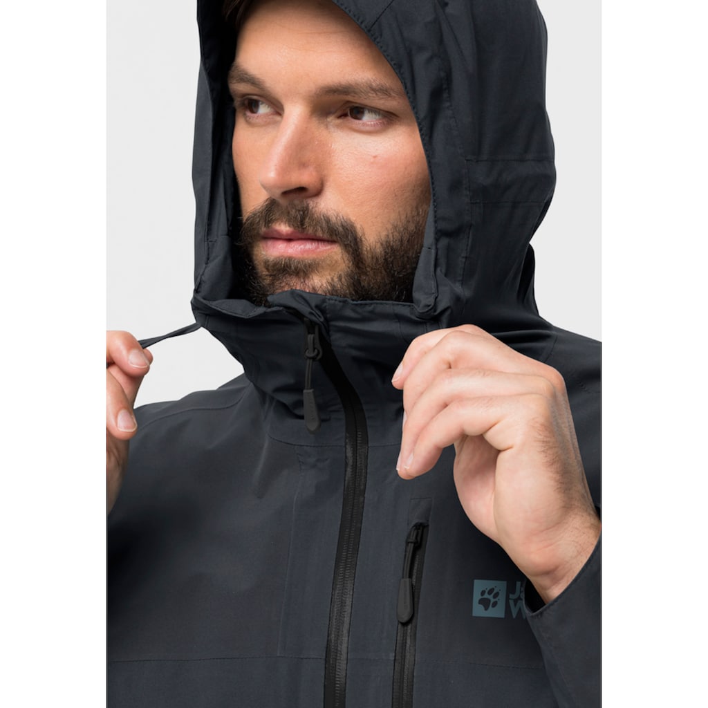 Jack Wolfskin Funktionsjacke »GO HIKE JACKET M«, mit Kapuze