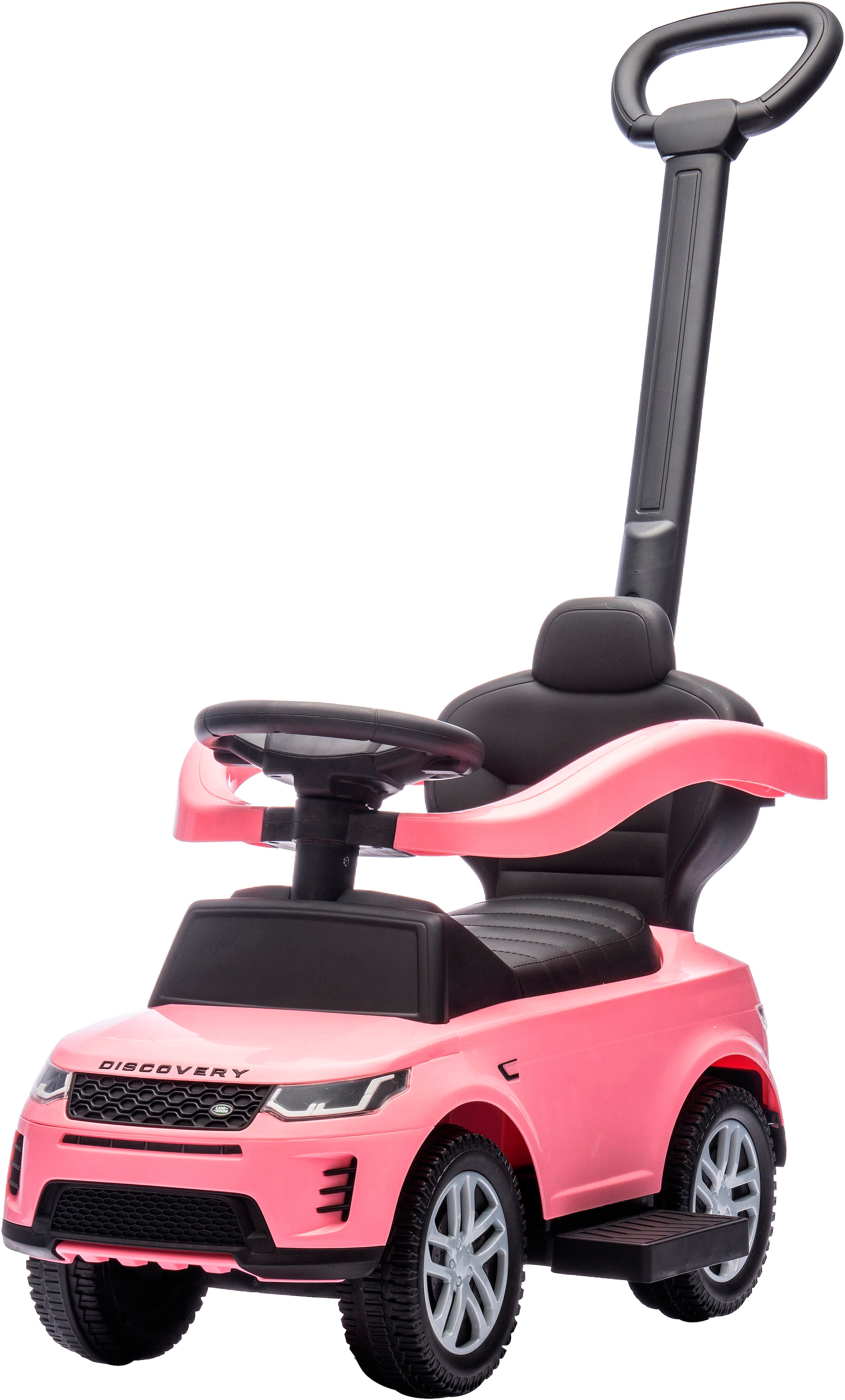 "Rutscherauto JAMARA ""Land Rover Discovery 3in1"", pink, Rutschautos, KinderB:40cm H:94cm T:84cm, Kunststoff, mit Sound, B:40cm H:94cm T:84cm"