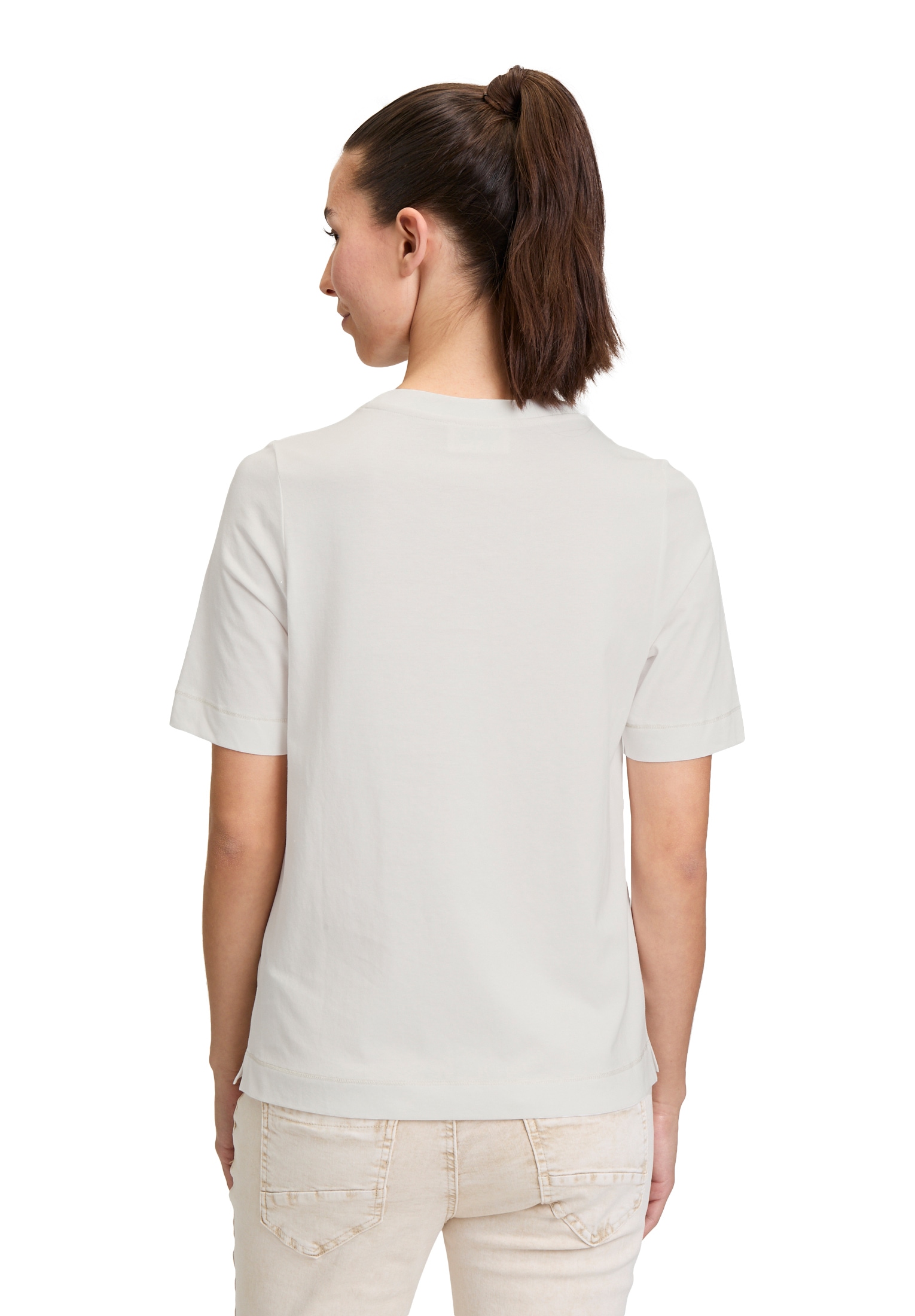 Cartoon Kurzarmshirt »Cartoon Halbarm-Shirt mit Rundhalsausschnitt«, (1 tlg.), Stickerei