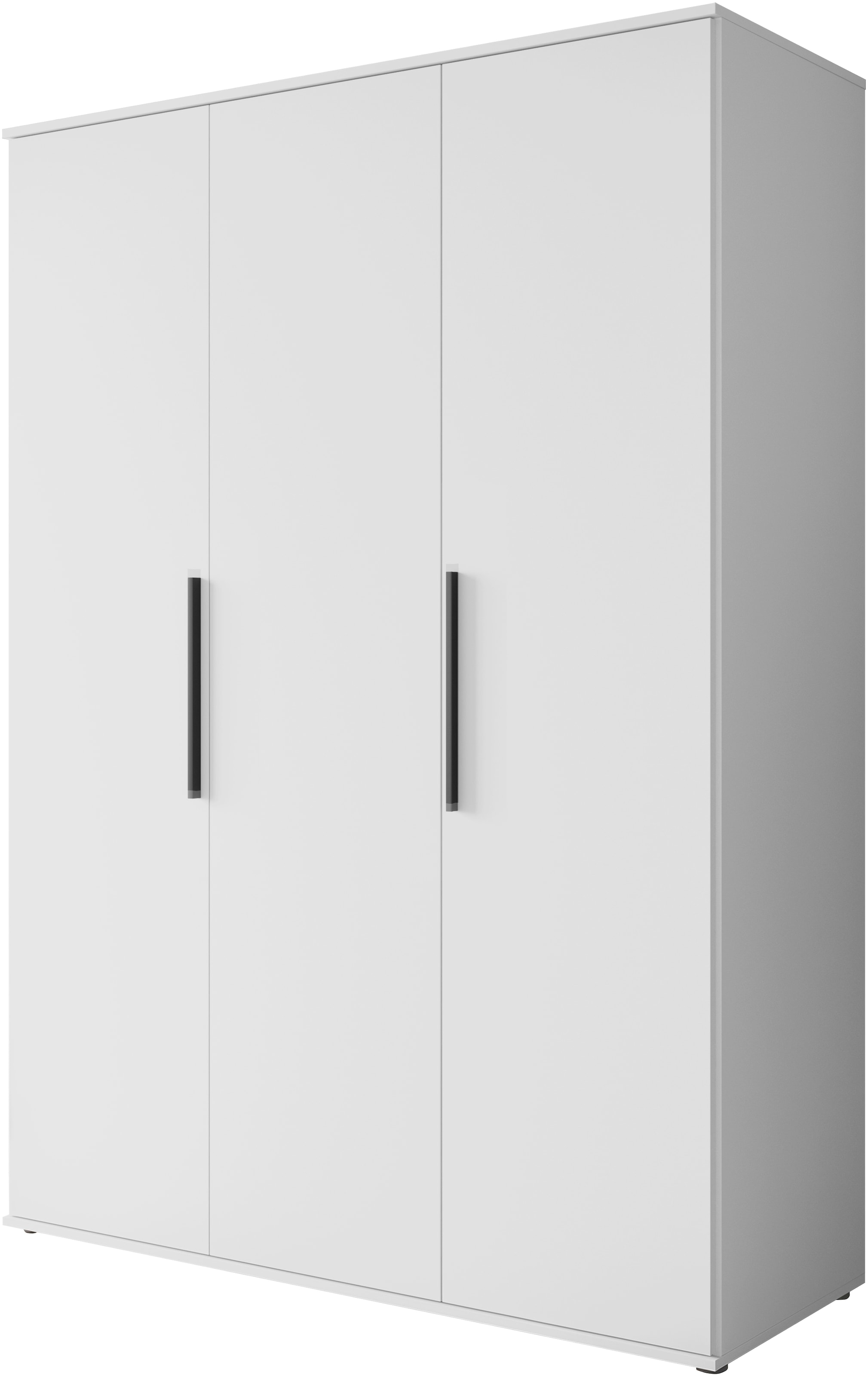 INOSIGN Kleiderschrank »LAGOS Wäscheschrank, Garderobe, schwarze Griffe, Made in Europe«, Moderner Drehtürenschrank, FSC-zertifiziert, Schlafzimmerschrank