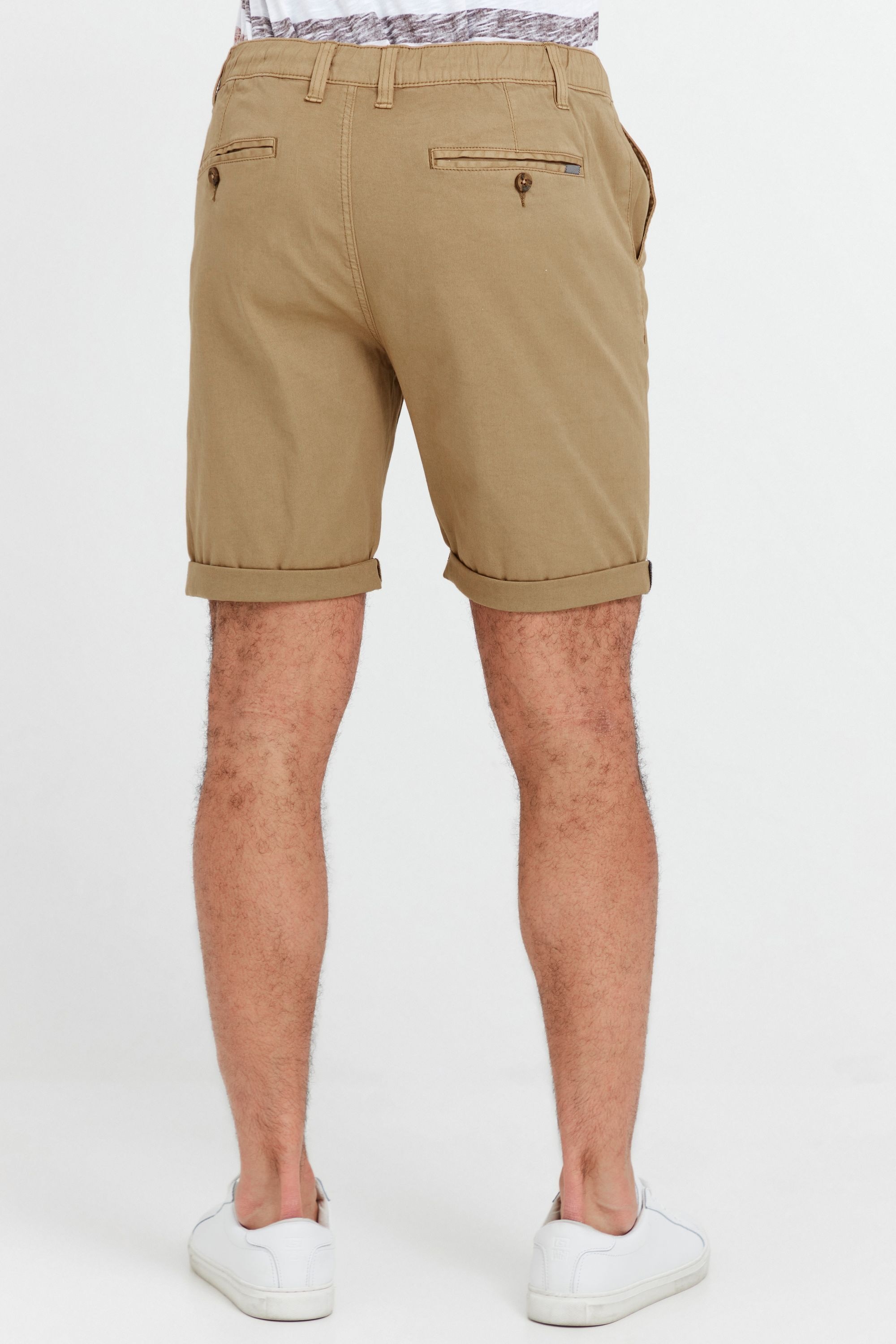 !solid Chinoshorts SOLID "Chinoshorts SDLaris", Herren, Gr. L, N-Gr, braun (dull gold), Obermaterial: 97% Baumwolle CO. 3% Elasthan EL., Hosen Chinoshorts 3