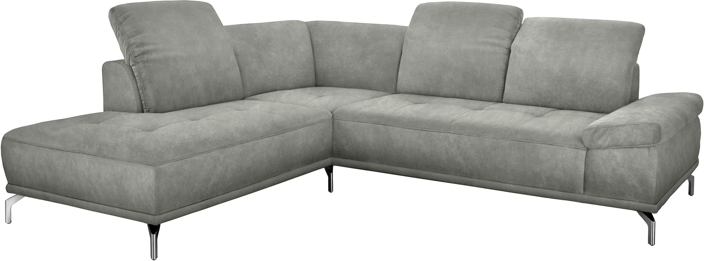 Home affaire Ecksofa "Caluna" Inkl.Sitztiefenverstellung, wahlweise mit Kop günstig online kaufen