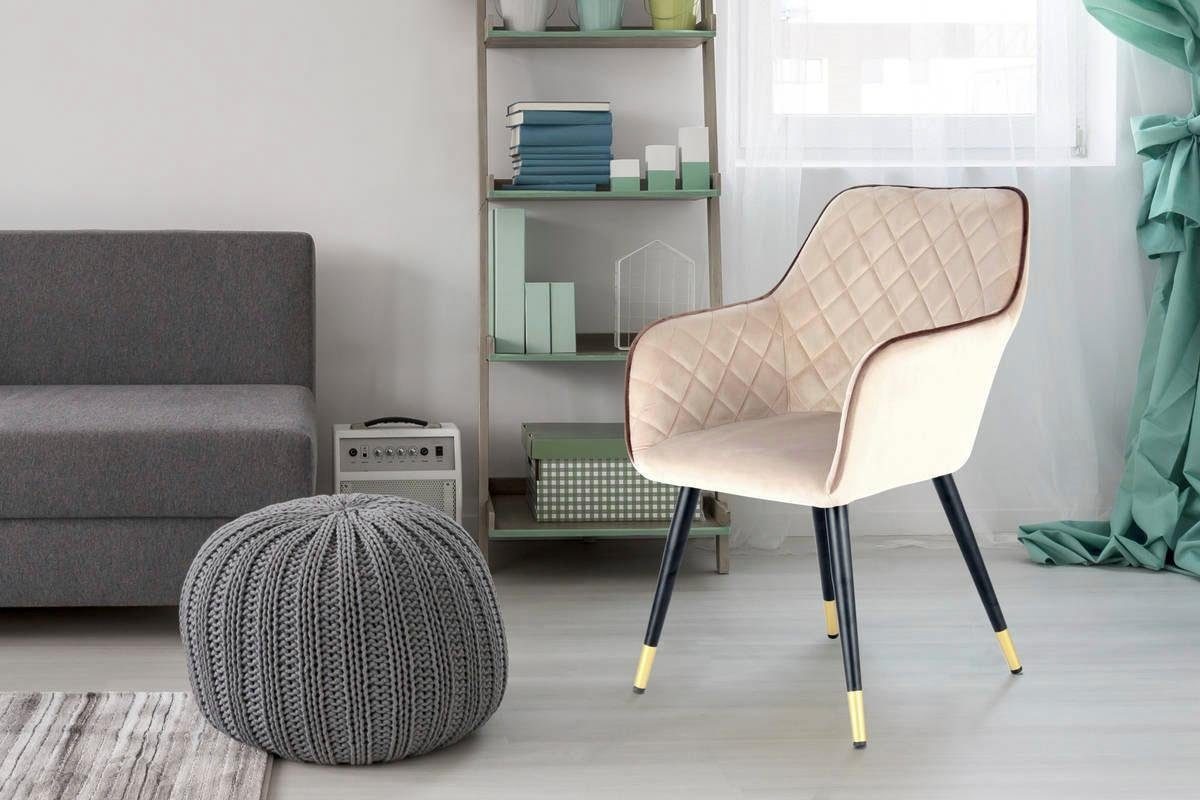Kayoom Stuhl "Amino 525, stilvoller Design-Stuhl,samtweicher Bezug aus Velv günstig online kaufen