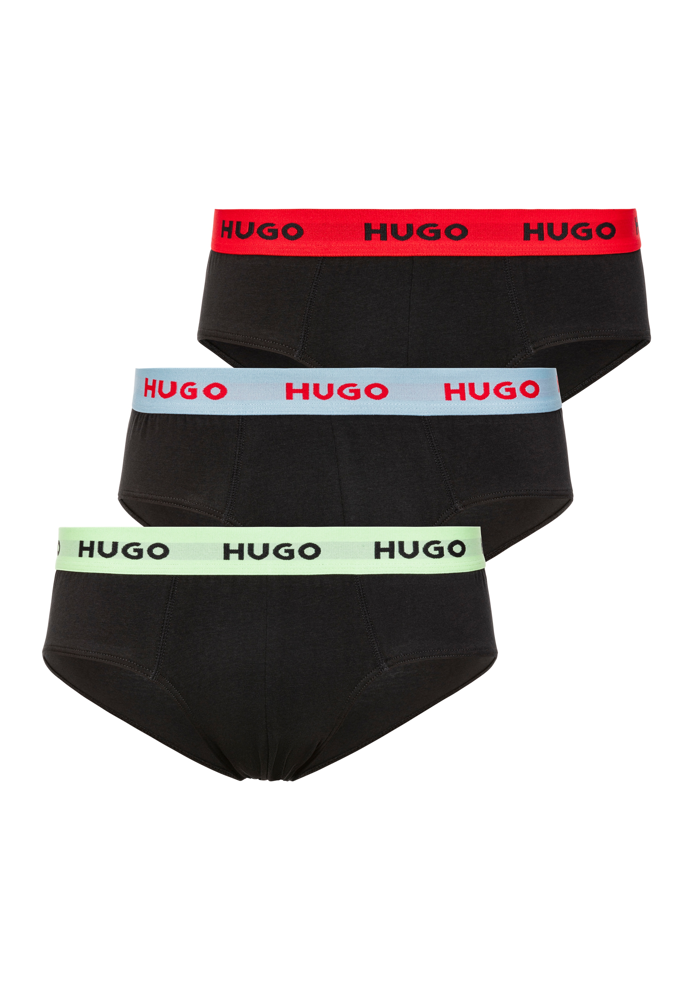 HUGO Underwear Hipster "HIPBRIEF TRIPL" 3er, 3 Stk. tlg., mit elastischem B günstig online kaufen