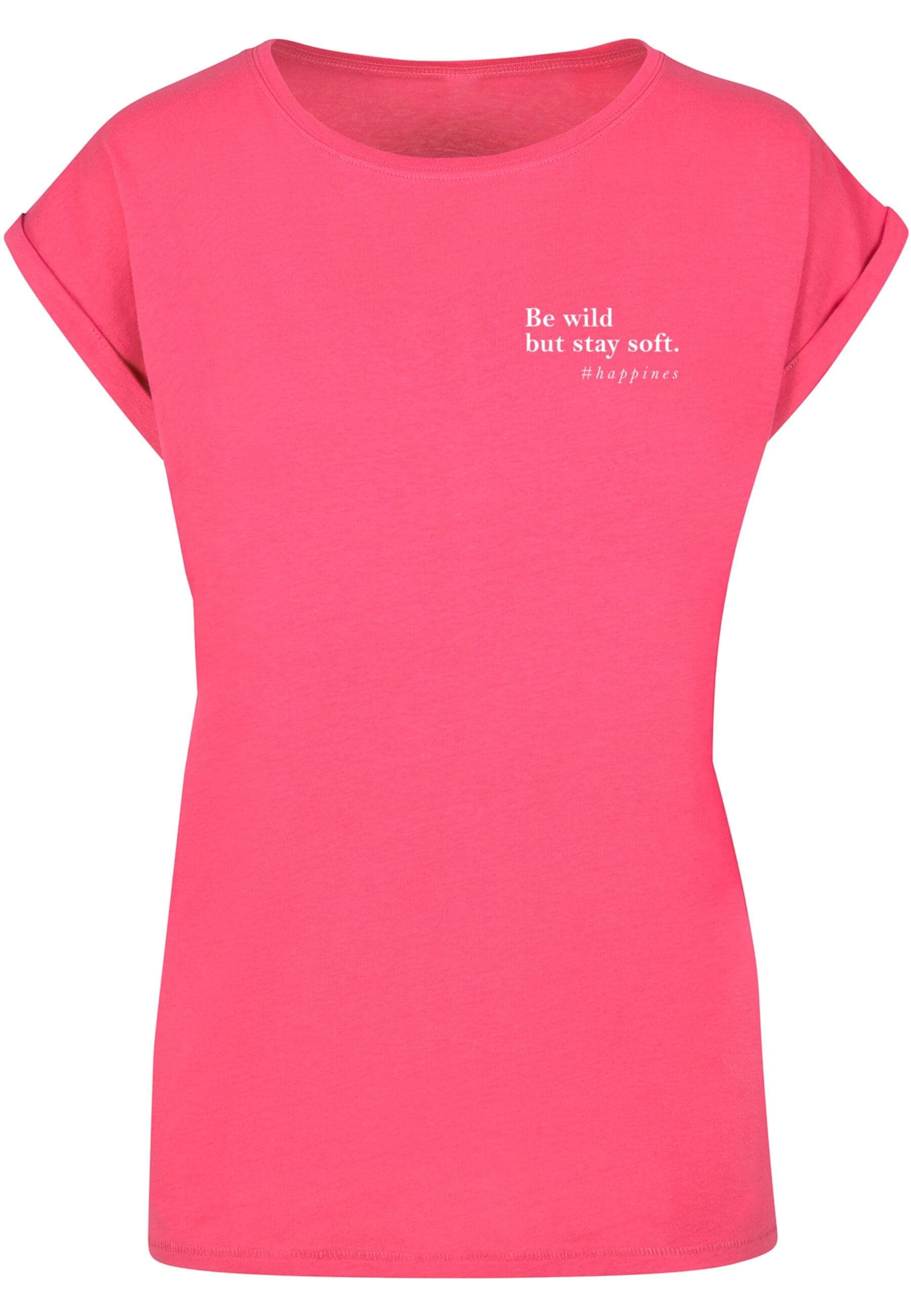 Merchcode T-Shirt "Merchcode Damen Ladies Happines T-Shirt" 1 Stk. tlg. günstig online kaufen