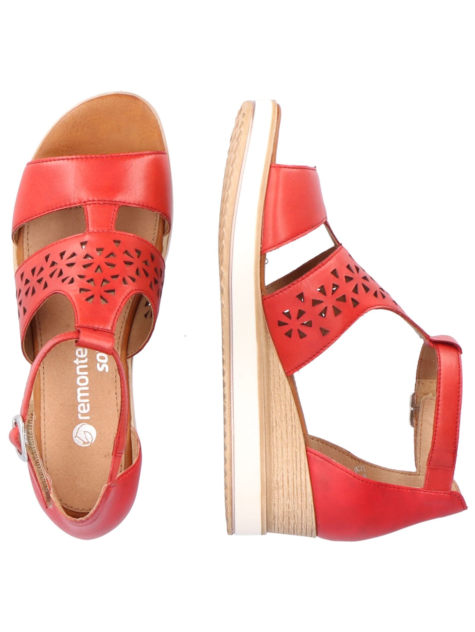 Remonte Keilsandalette »Remonte Sandalen Glattleder«