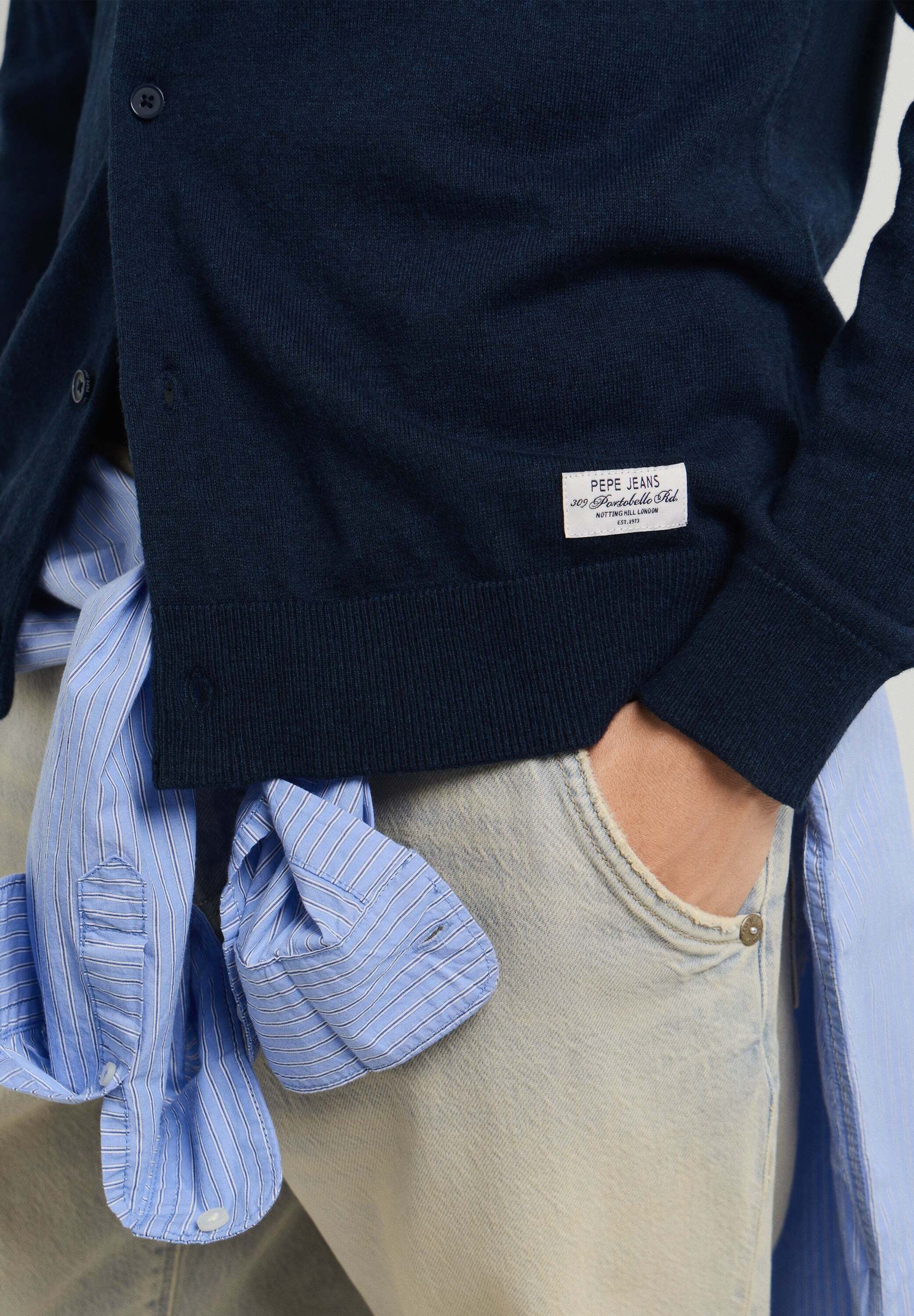 Pepe Jeans V-Ausschnitt-Pullover »jumper ANDRE POLO«