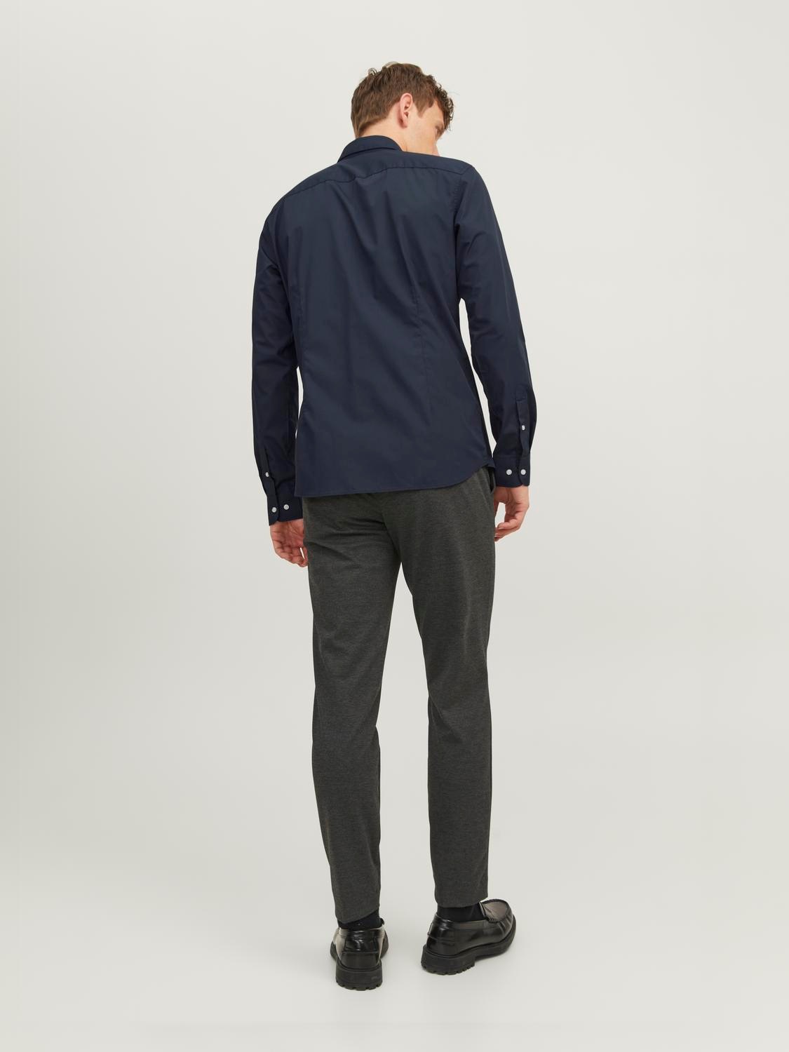 Jack & Jones Langarmhemd »JJJOE SHIRT LS PLAIN«