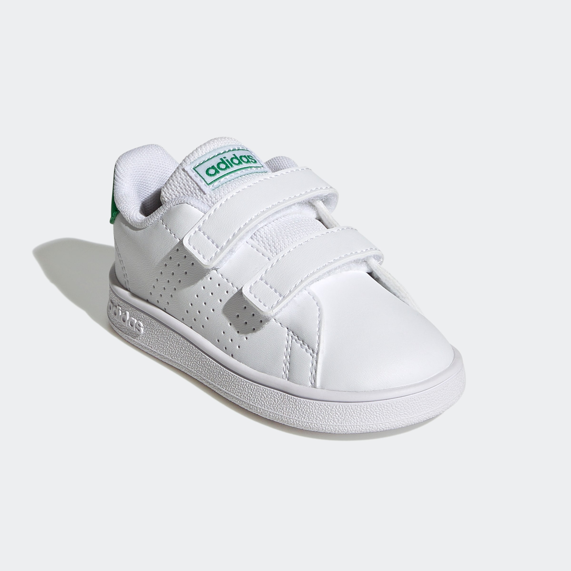 Adidas Sportswear Sneaker "Advantage Lifestyle Court Two Hook-And-Loop" Design Auf Den Spuren Des Adidas Stan Smith, Für Kinder