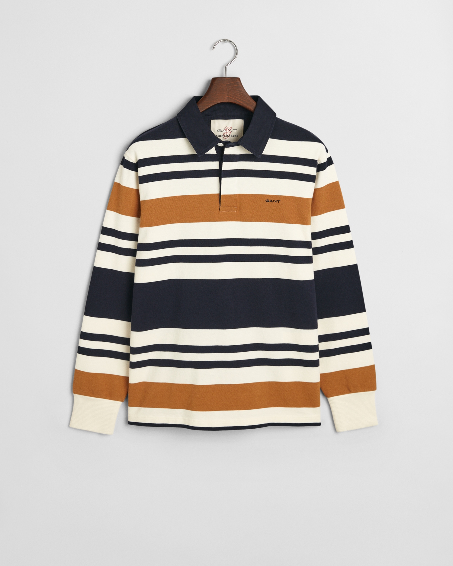 Gant Langarm-Poloshirt »MULTISTRIPE HEAVY RUGGER«, mit bunten Streifen, unisex