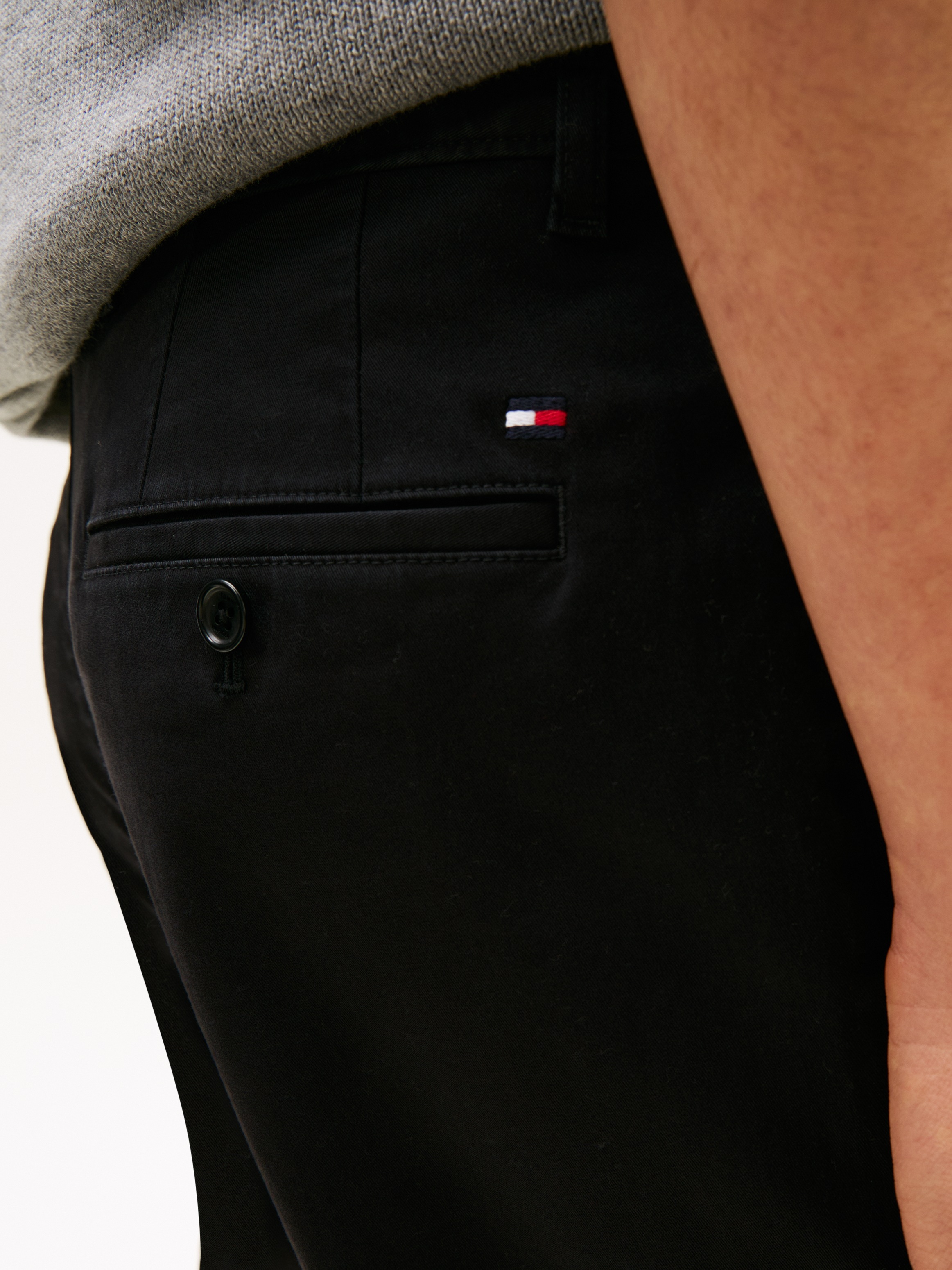 Tommy Hilfiger Chinohose "DENTON ESSENTIAL" Gerades Bein, Schlichte Optik günstig online kaufen