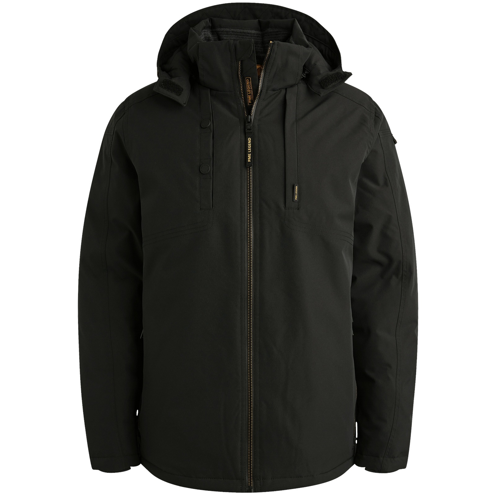 PME LEGEND Winterjacke mit Kapuze Taschen mit Reißverschluss