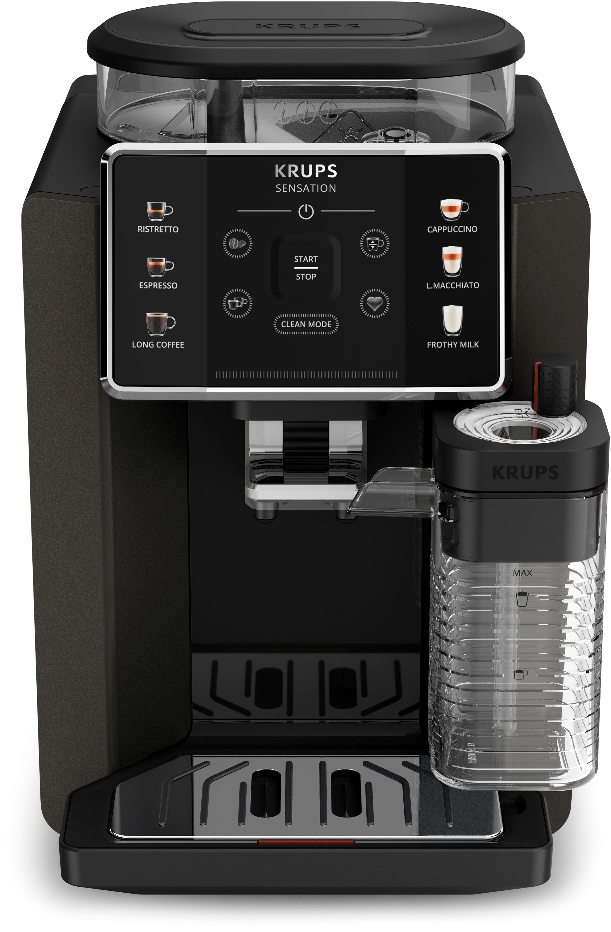 Krups Kaffeevollautomat "EA9128D Sensation Milk" 6 Kaffee- und Milchspezial günstig online kaufen