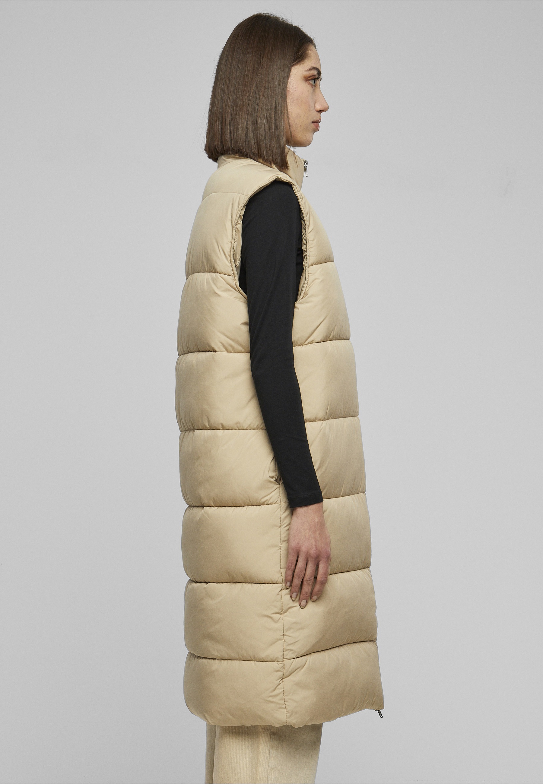 URBAN CLASSICS Steppweste »Urban Classics Damen Ladies Long Puffer Vest«
