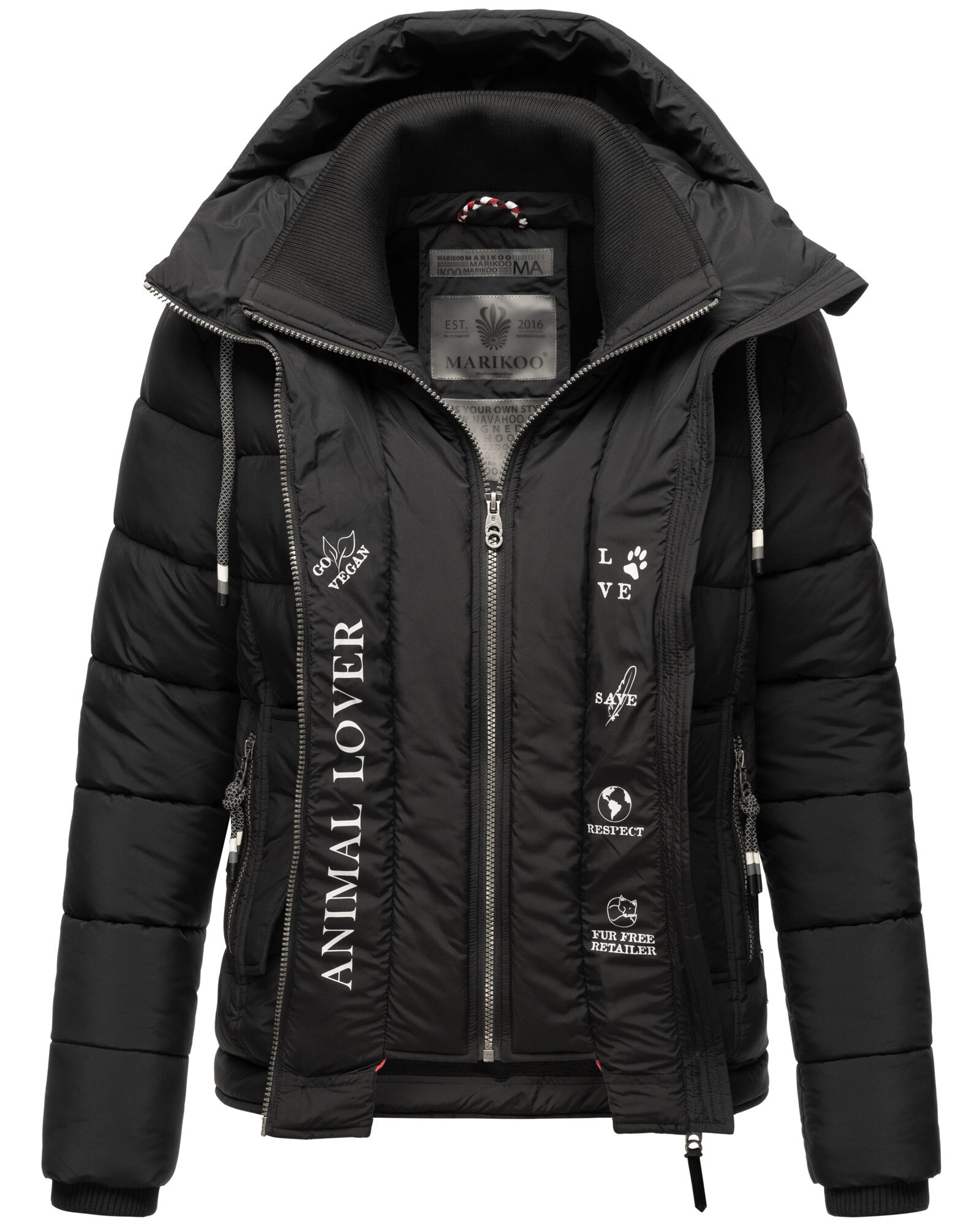 Marikoo Outdoorjacke »Taisaa Pri«, mit hochstehendem Kragen